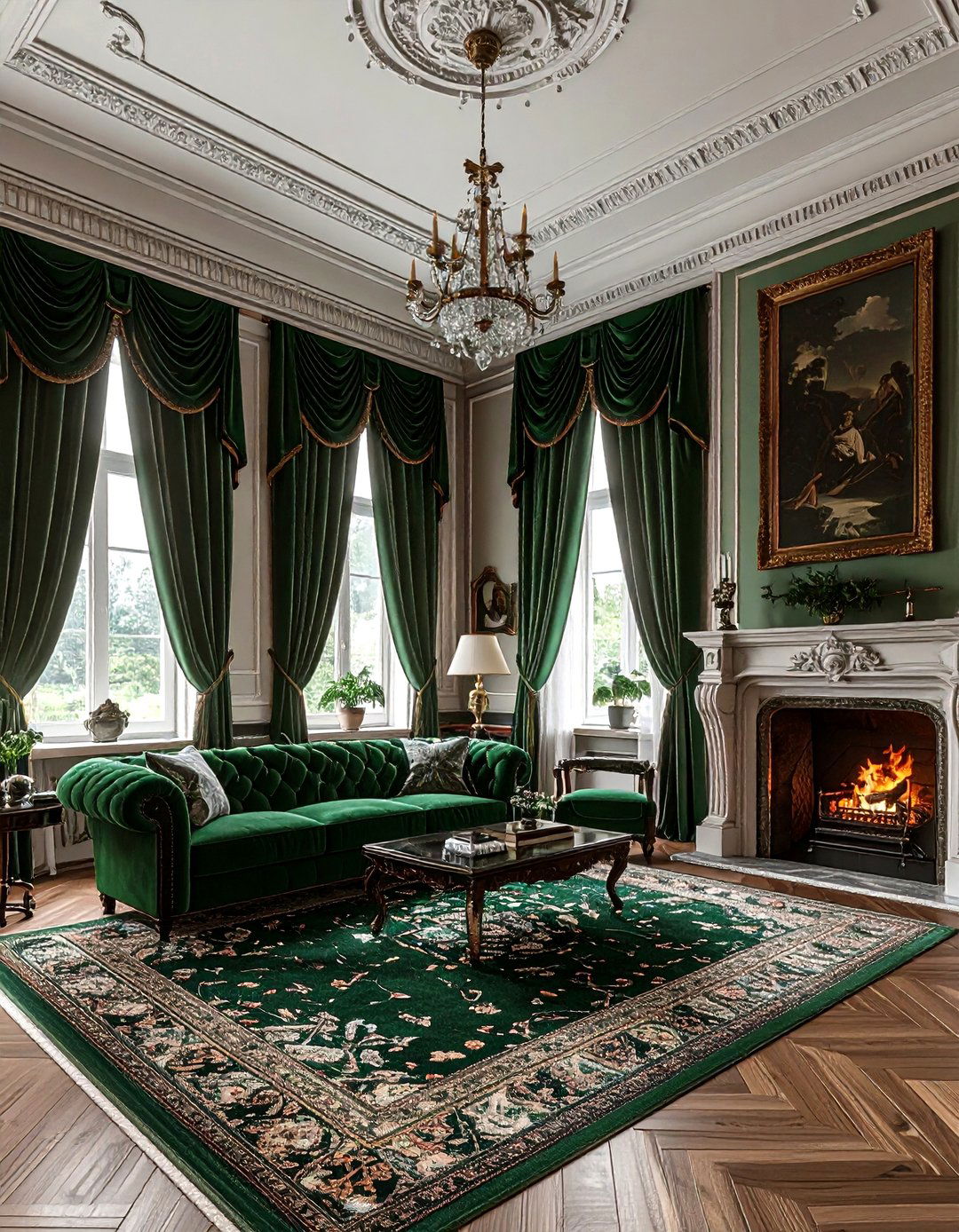 Pinch Pleat Velvet Curtains - 30 velvet curtain ideas