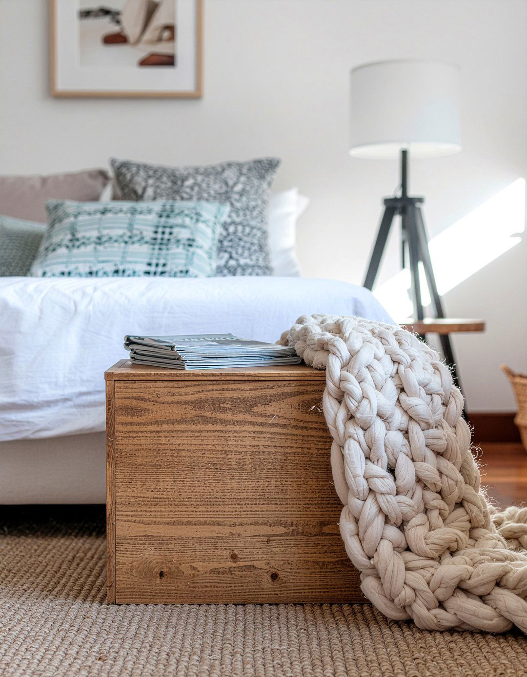 Pine Blanket Box - 30 bedroom pine furniture ideas