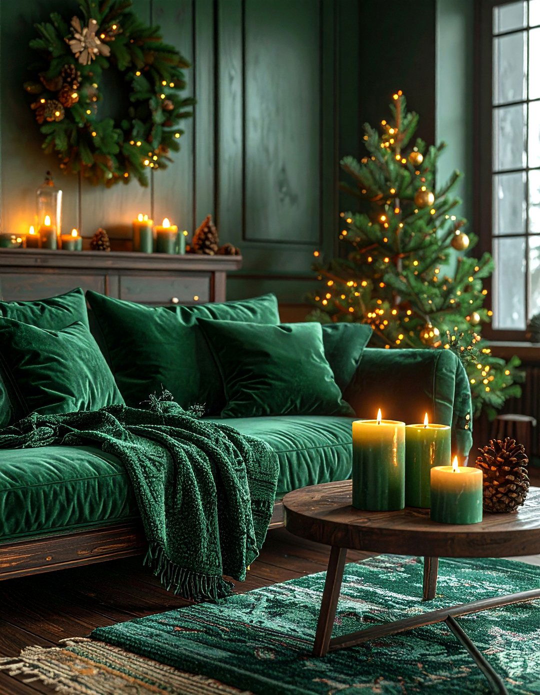 Pine Green Living Room Decor - 30 scandinavian green living room ideas