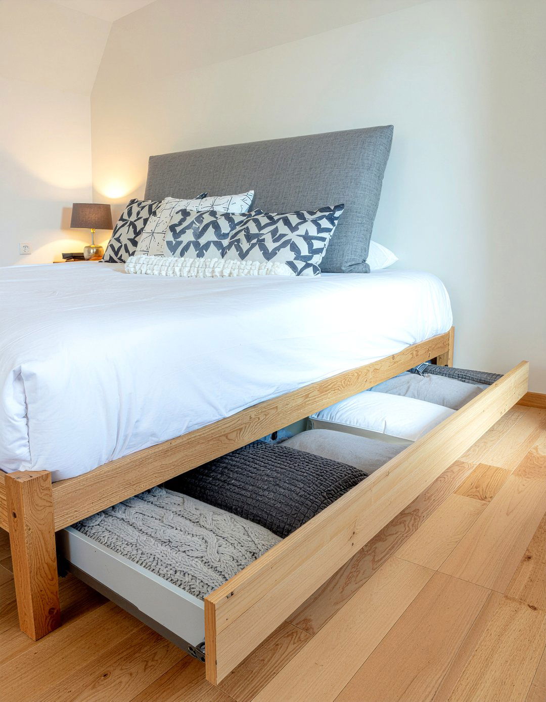 Pine Under Bed Storage - 30 bedroom pine furniture ideas