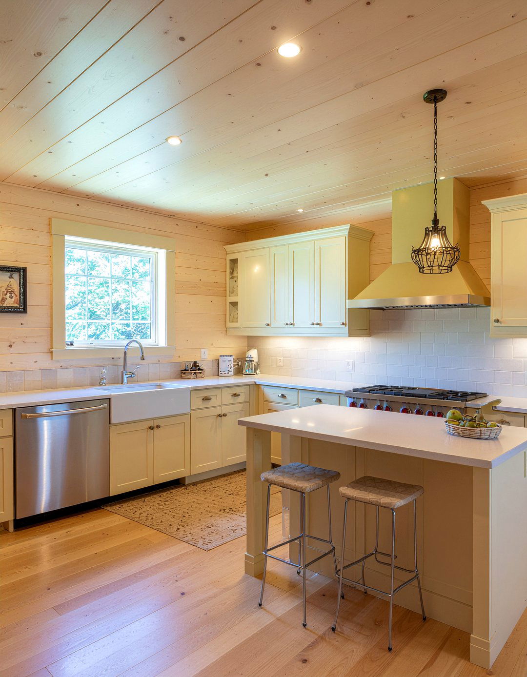 Pine Wood Ceiling Kitchen - 30 kitchen wood ceiling ideas