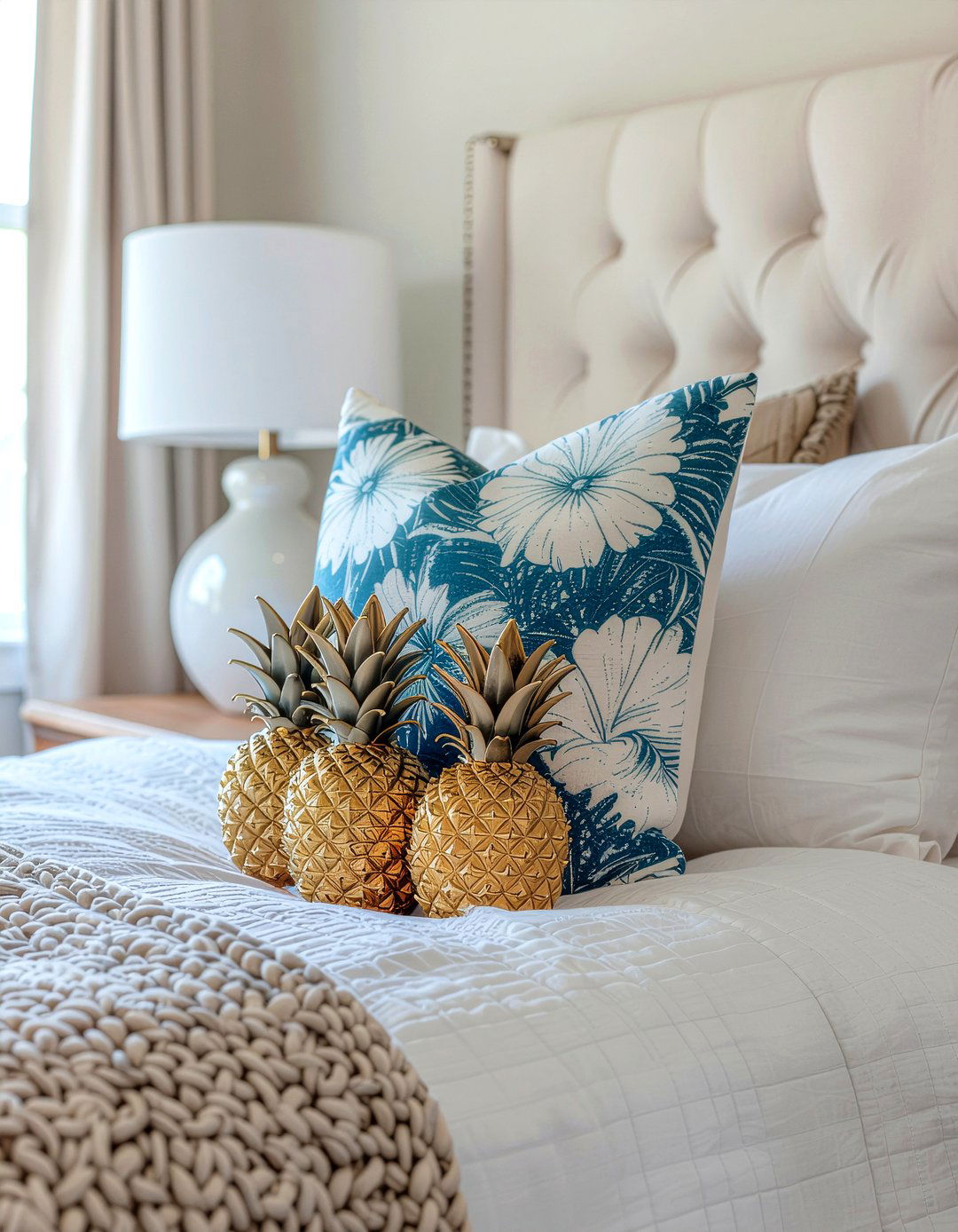 Pineapple Decor - 30 Hawaiian bedroom ideas
