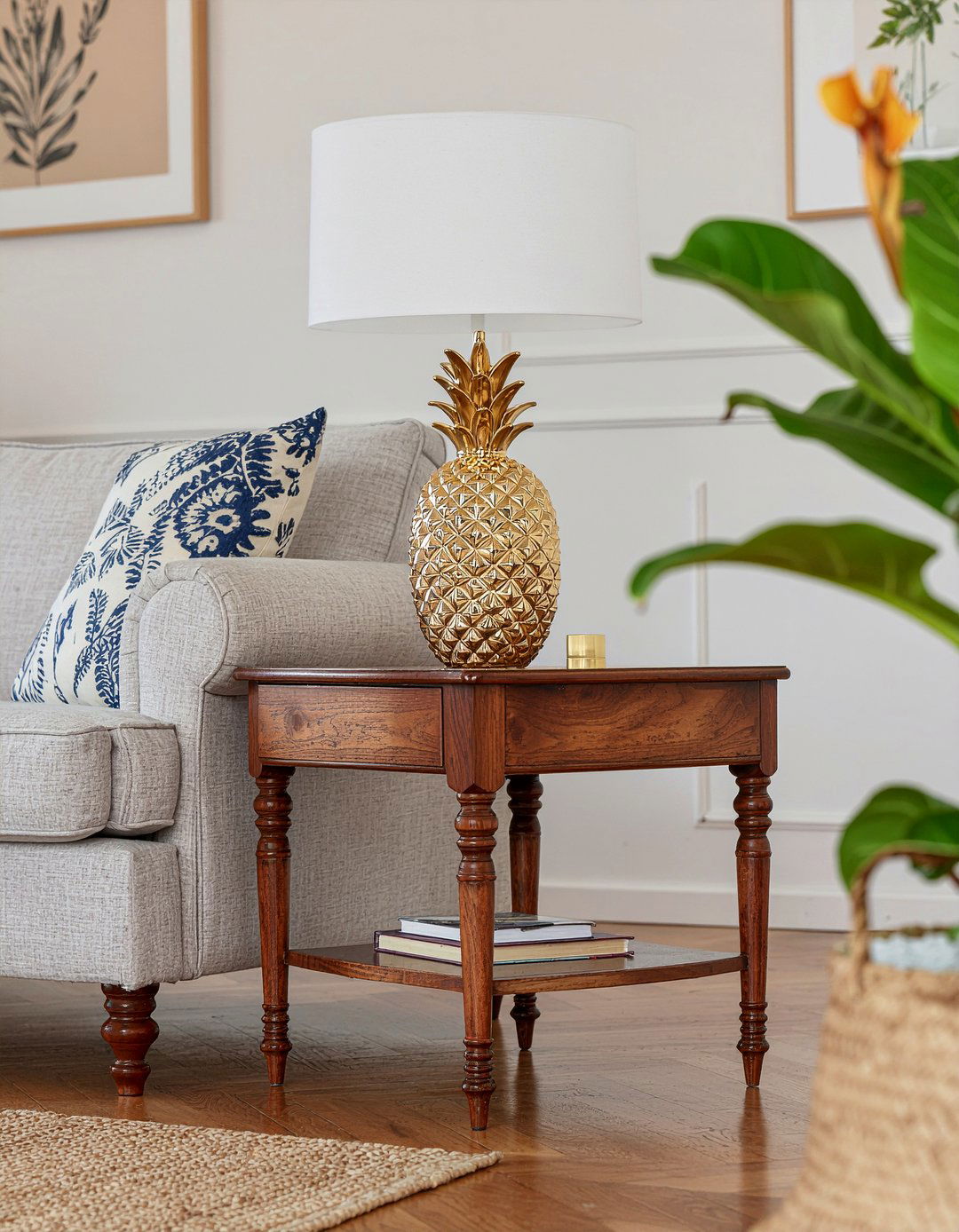 Pineapple Motif Finial - 30 living room Colonial furniture ideas