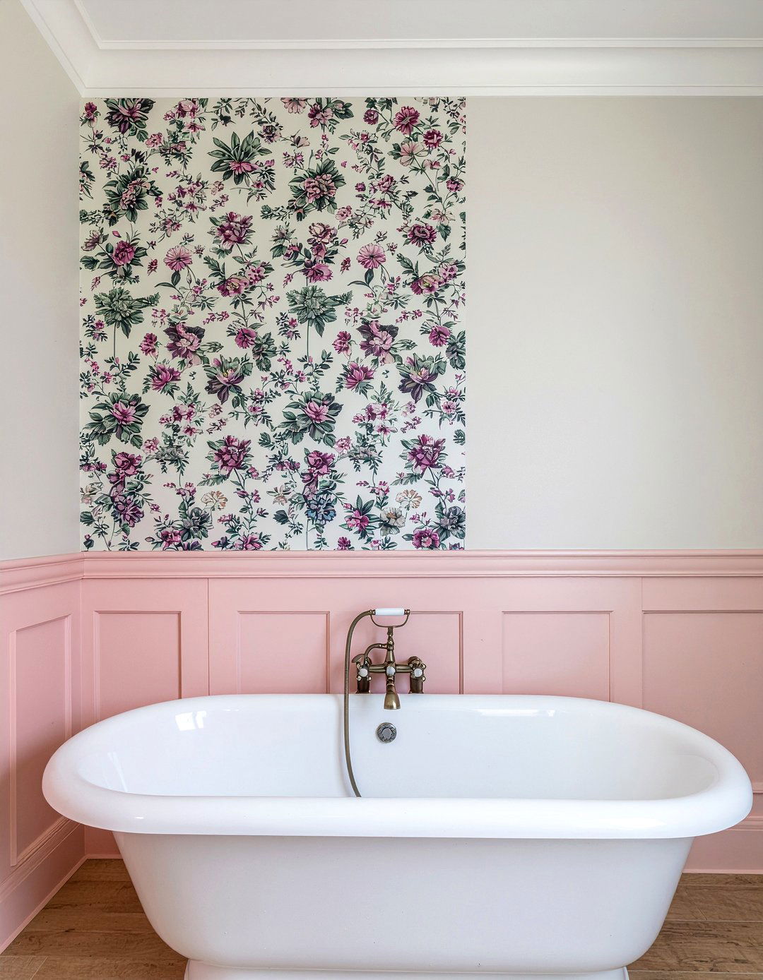 Pink Bathroom Wainscoting - 30 pink bathroom ideas