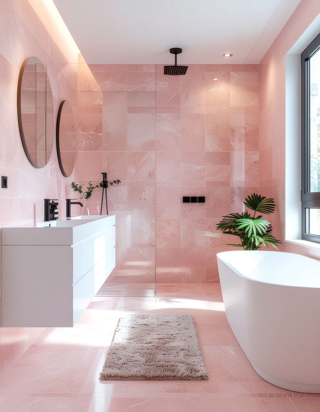Pink Bathroom - 30 bathroom inspiration ideas