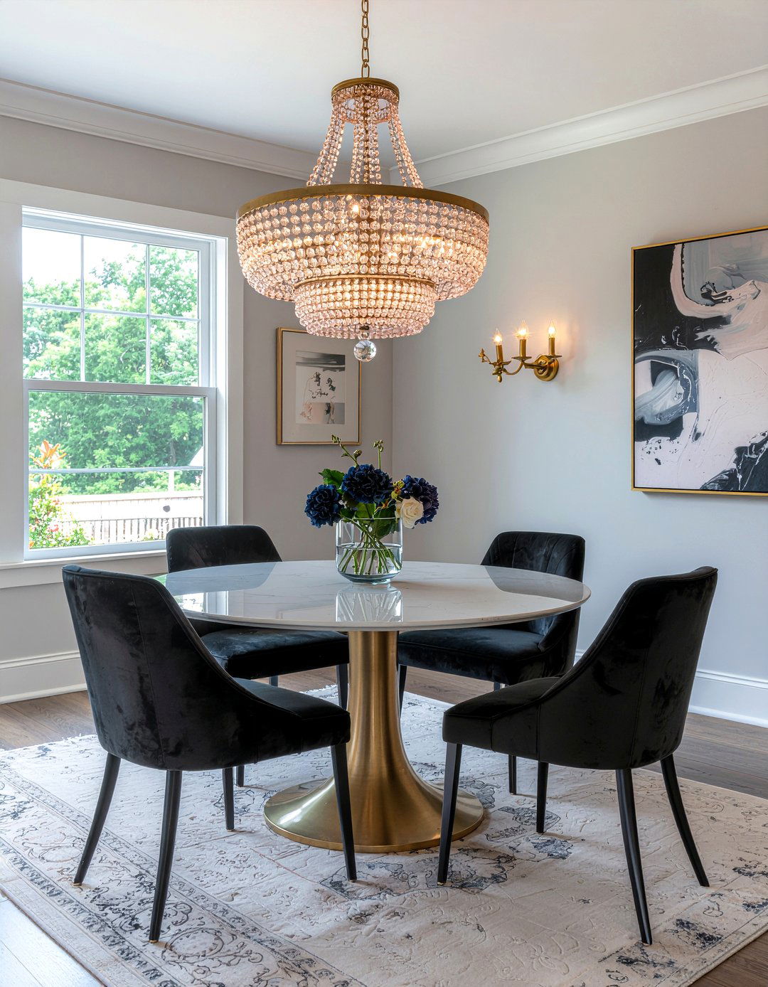 Pink Beaded Chandelier - 30 beaded chandelier dining room ideas