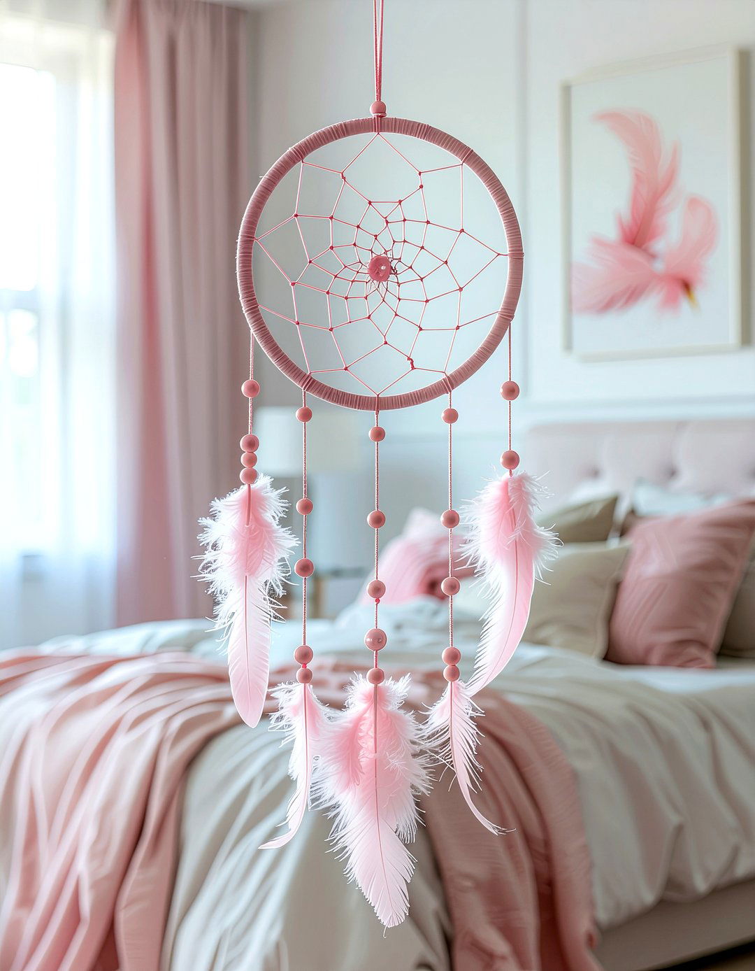 Pink Dreamcatcher - 30 bedroom dreamcatchers