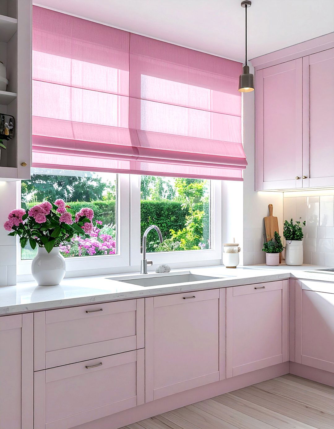 Pink Kitchen Window Treatments - 30 pink kitchen ideas
