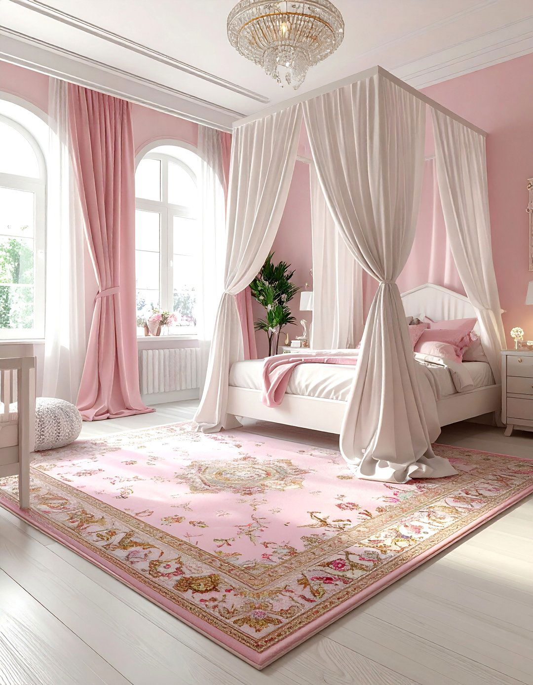 Pink Oriental Rug Girls Room - 30 oriental rug ideas