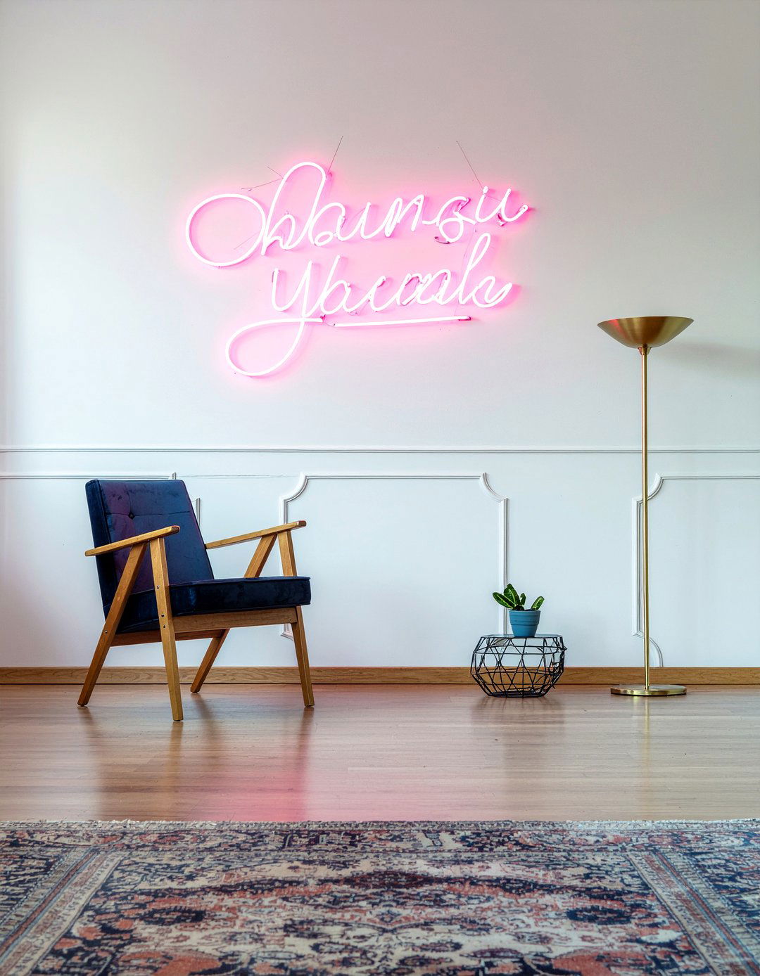 Pink Quote Neon Sign - 30 living room neon signs