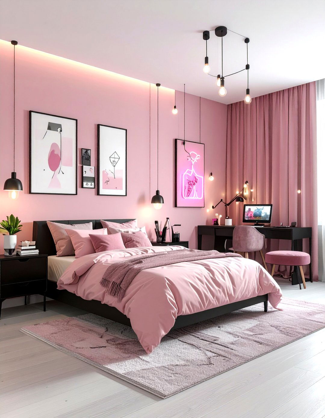 Pink Teen Bedroom - 30 pink bedroom ideas