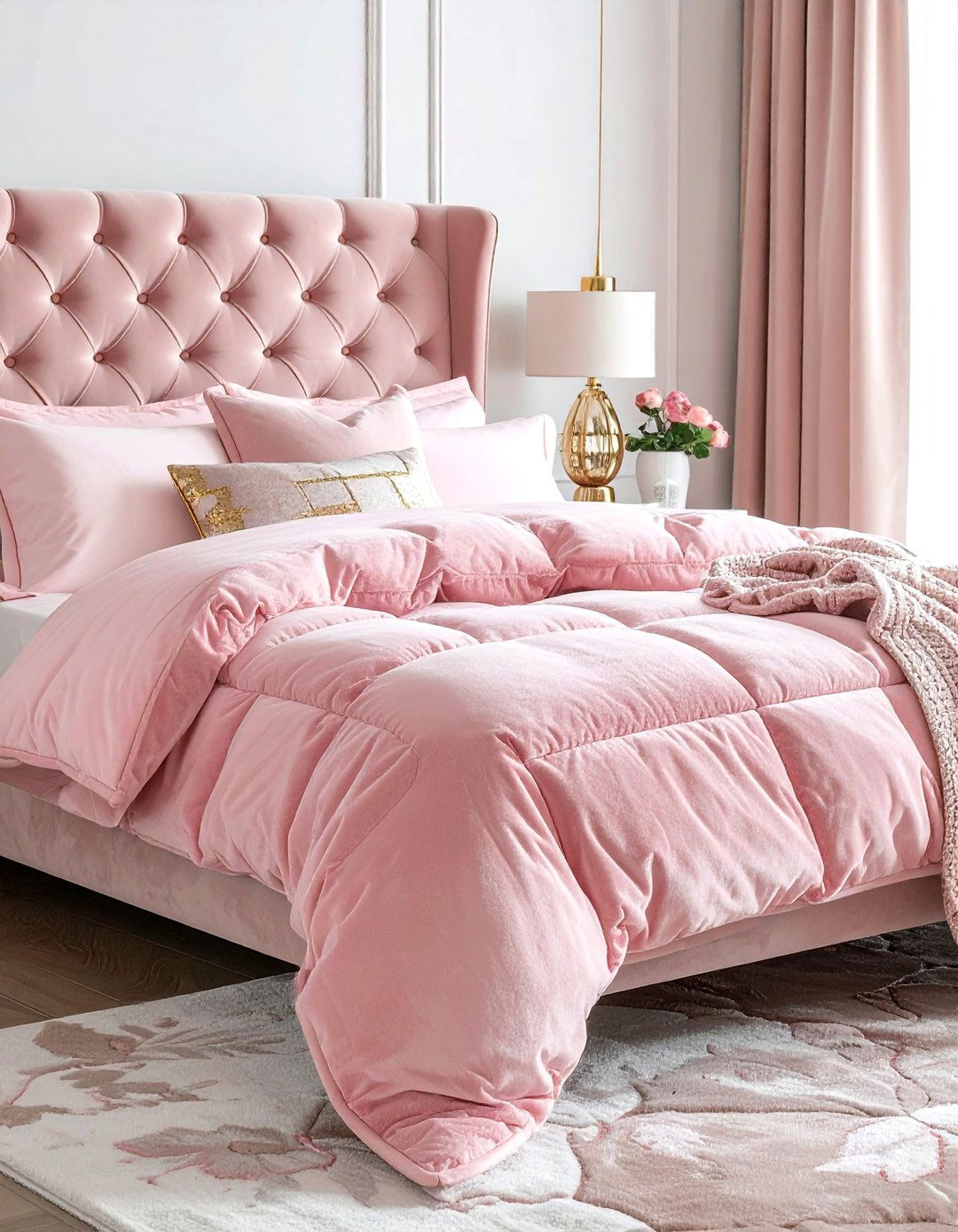 Pink Weighted Blanket - 30 weighted blanket ideas