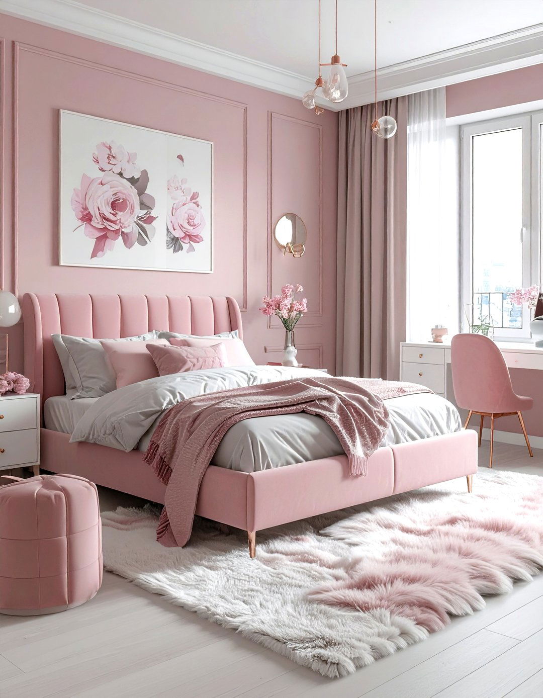 Pink bedroom - 30 teen bedroom ideas