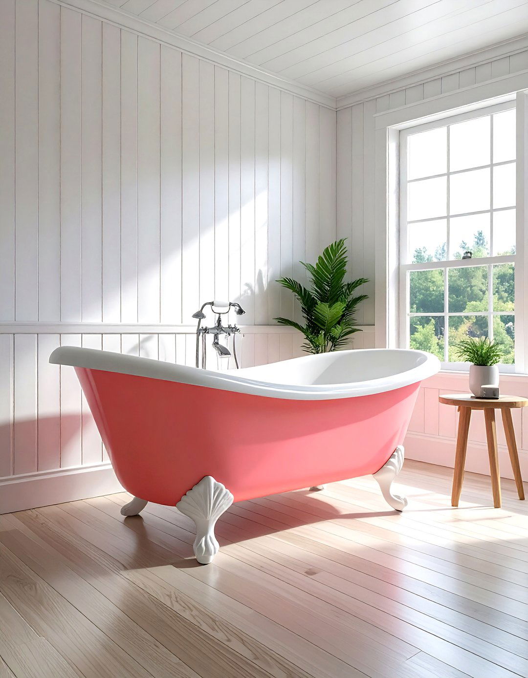 30 Pink and White Bathroom Ideas for a Fresh, Modern Look