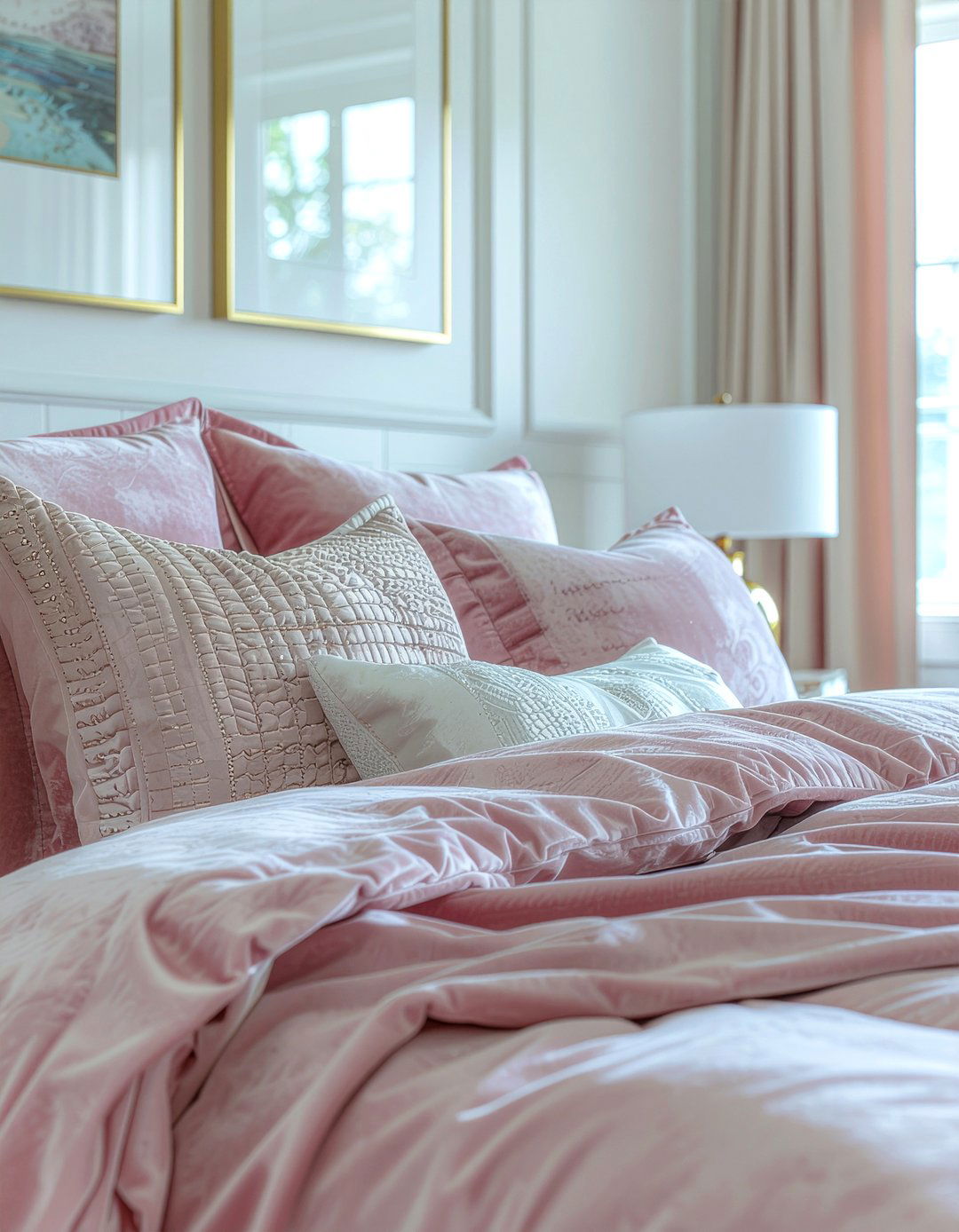 Pink euro shams - 30 bedroom euro shams
