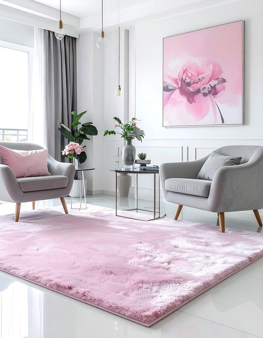 30 Pink Gray Living Room Ideas for a Chic and Elegant Home