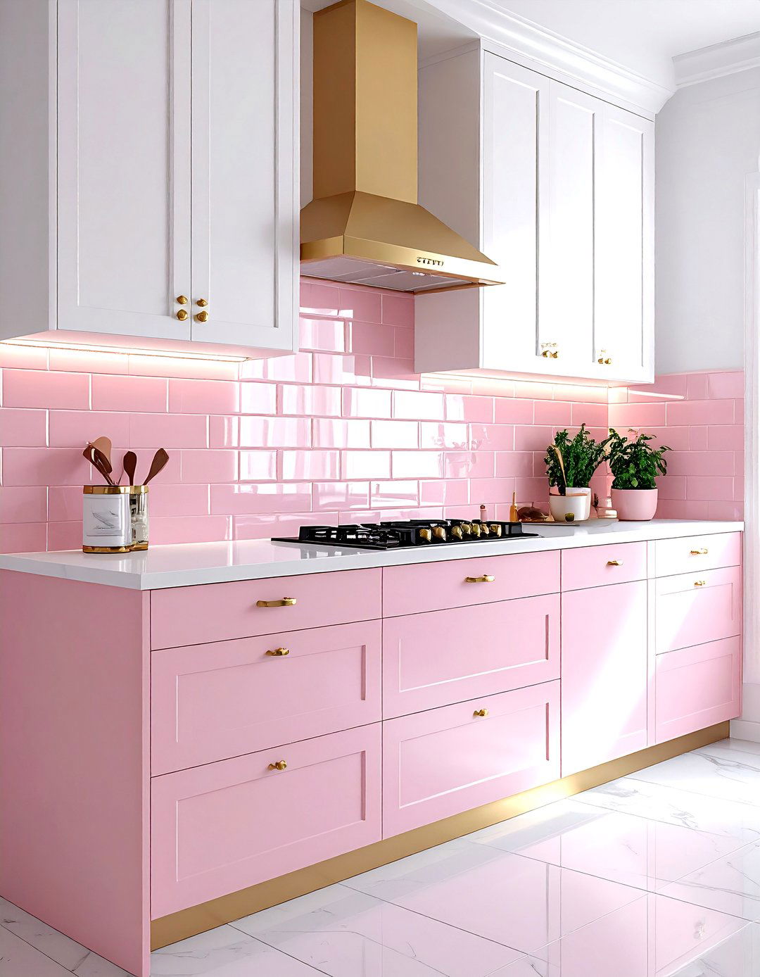 30 Blush and White Kitchen Ideas for a Chic, Modern Look
