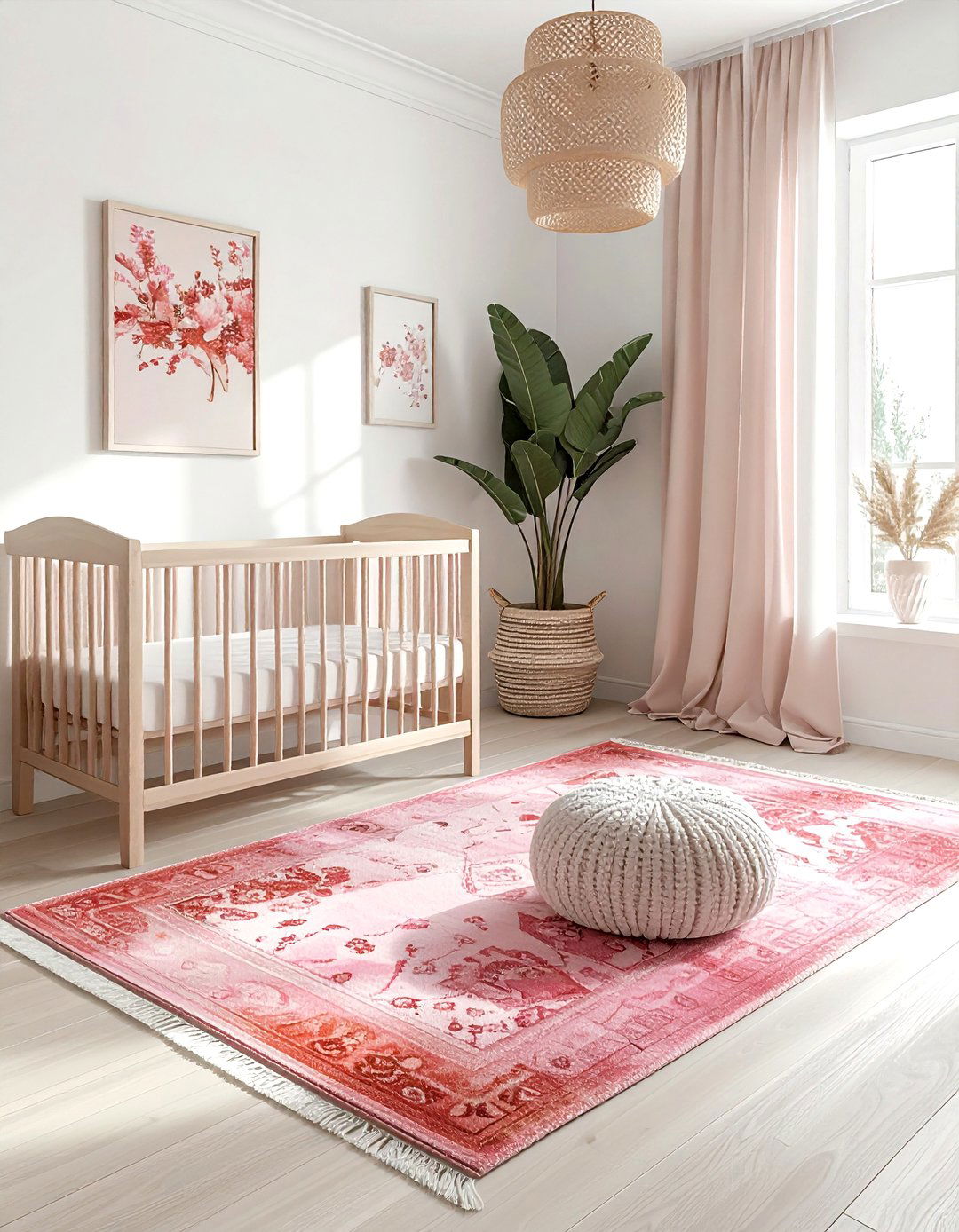 Pink vintage rug - 30 vintage rug ideas