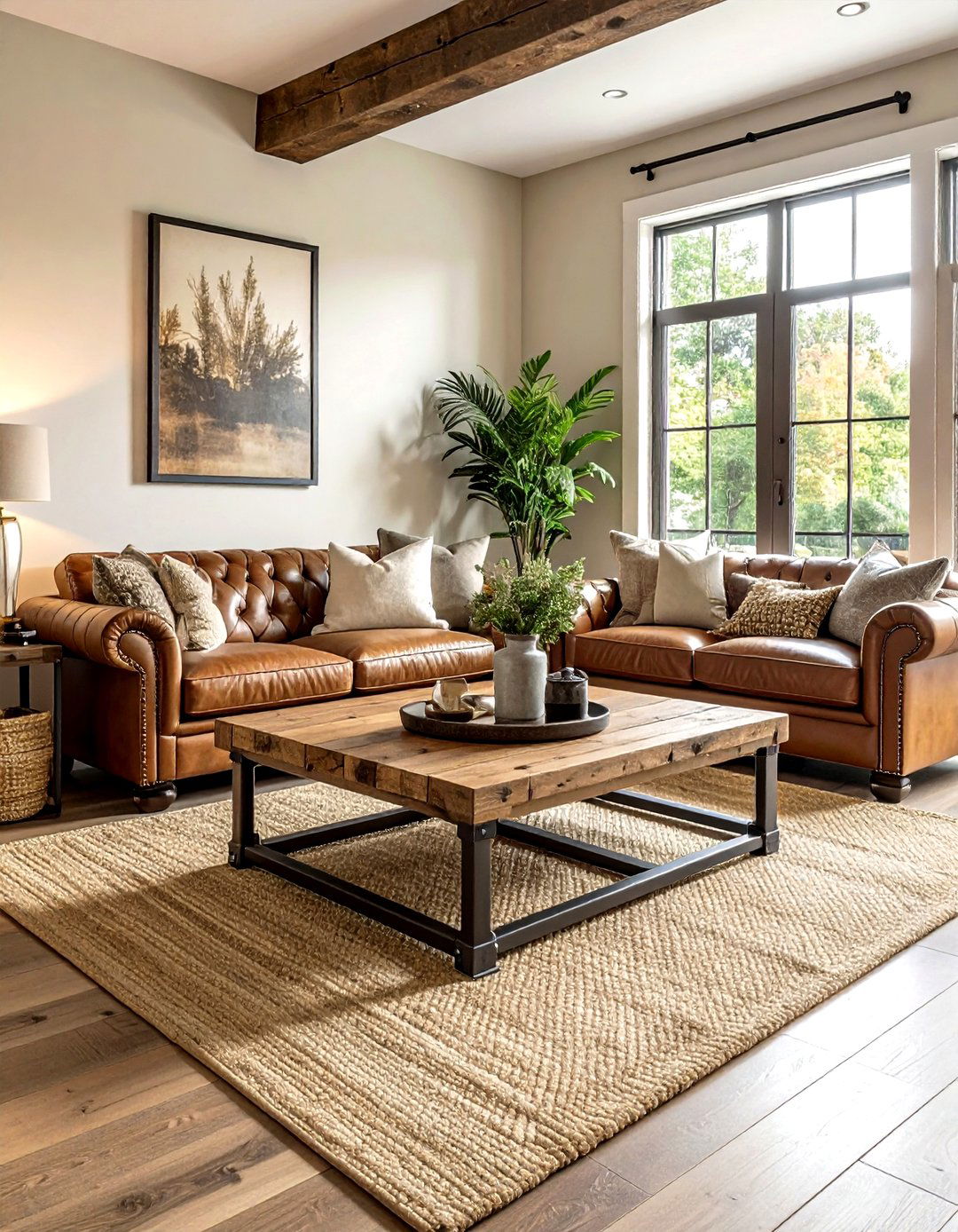 Pipe coffee table living room - 30 living room pipe furniture ideas