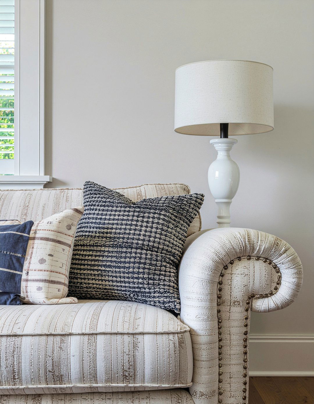 Piped Cushion Seating - 30 living room Colonial furniture ideas