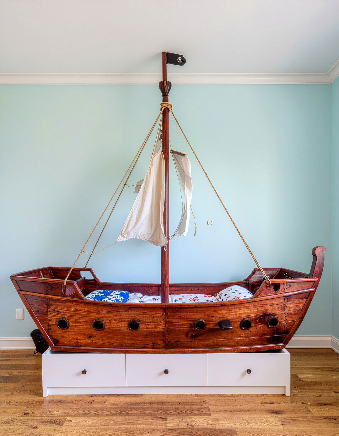 Pirate Ship Bed - 30 pirate bedroom ideas