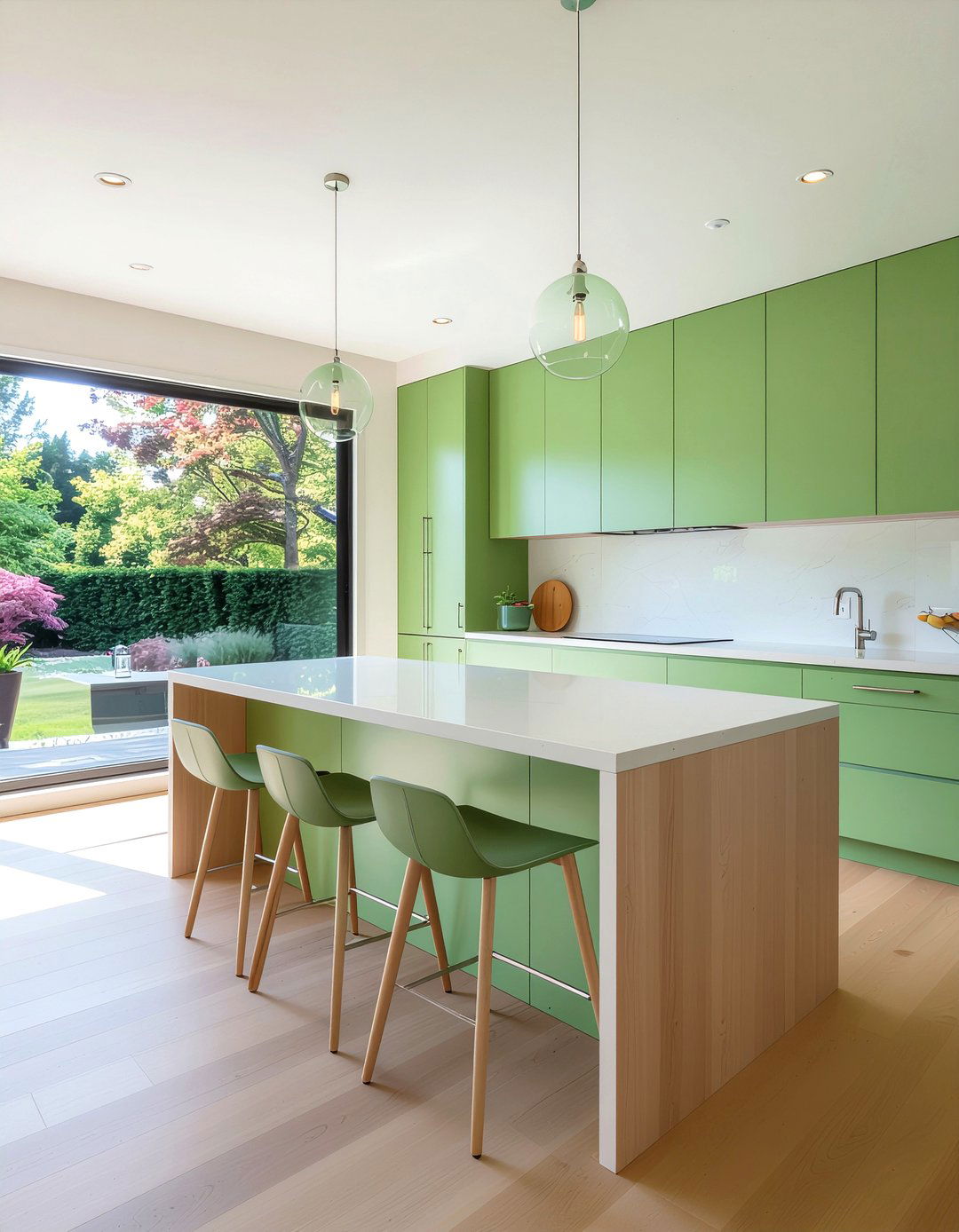 Pistachio Green Decor - 30 green kitchen ideas