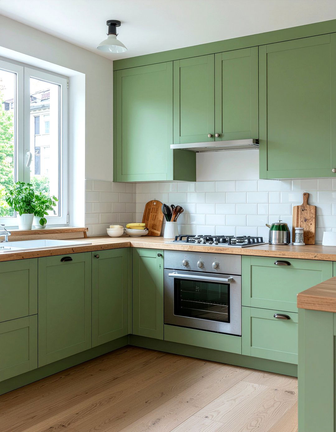 Pistachio Green Kitchen - 30 green kitchen design ideas