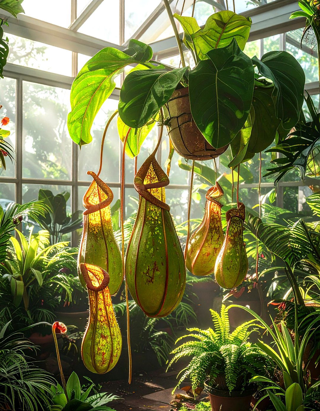 Pitcher Plant Greenhouse Style - 30 hanging plant ideas