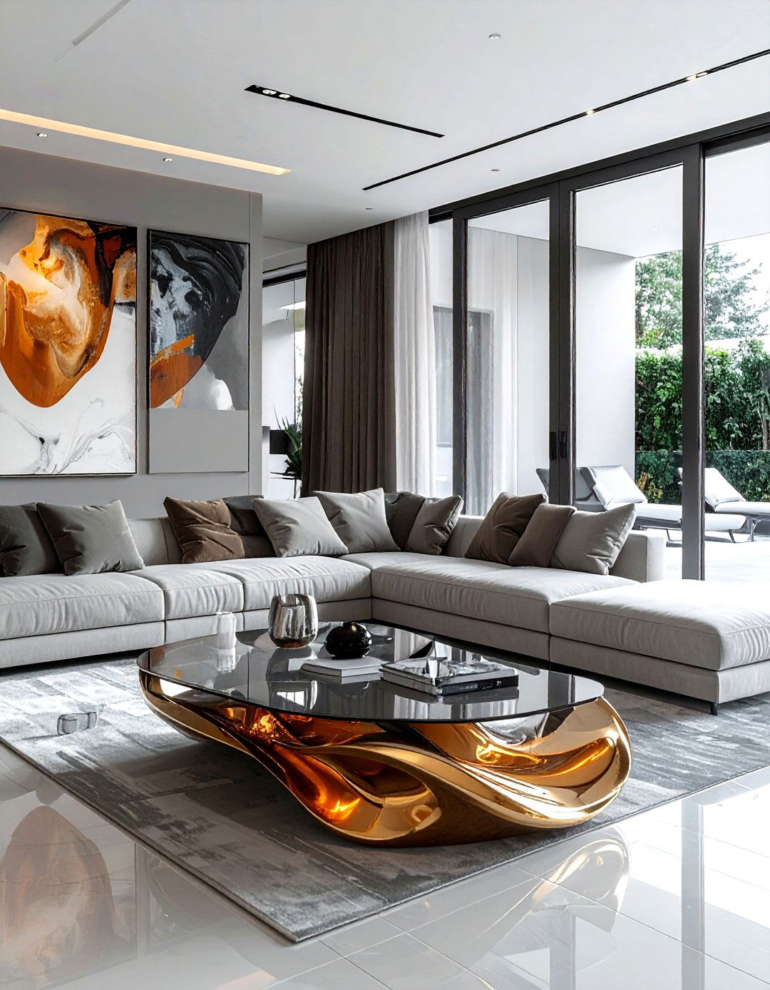 Pivot Glass Door - 30 living room patio doors