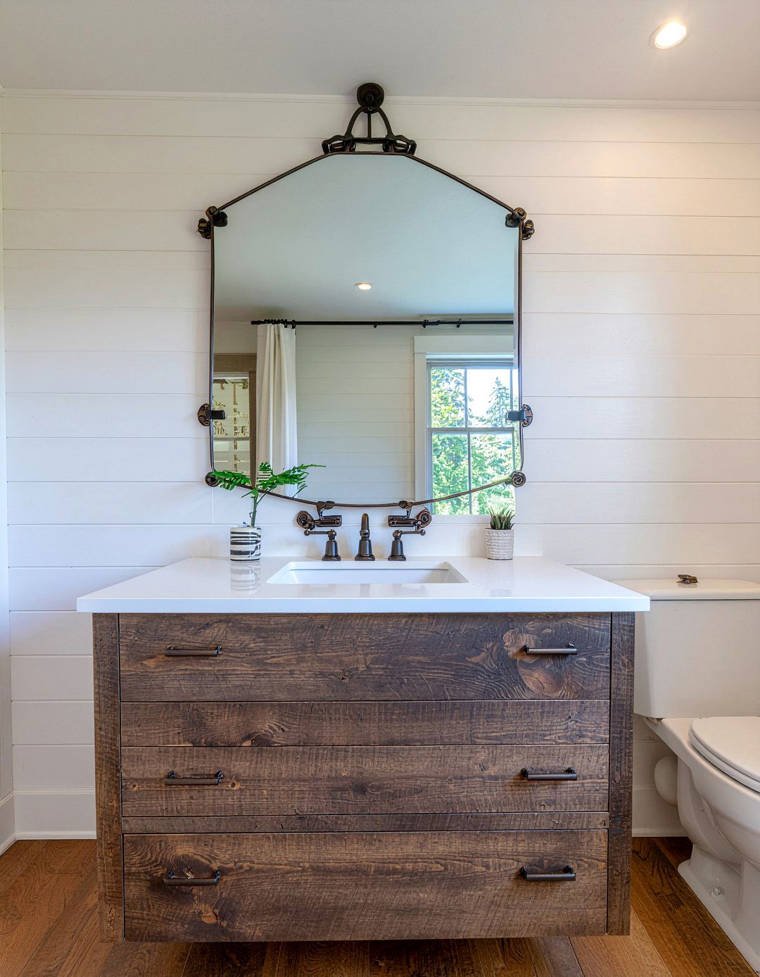 Pivot Mirror - 30 bathroom mirror accent ideas