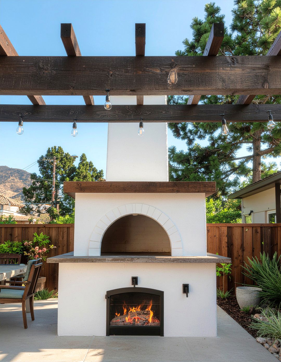 Pizza Oven Under Pergola - 30 outdoor kitchen pizza oven ideas
