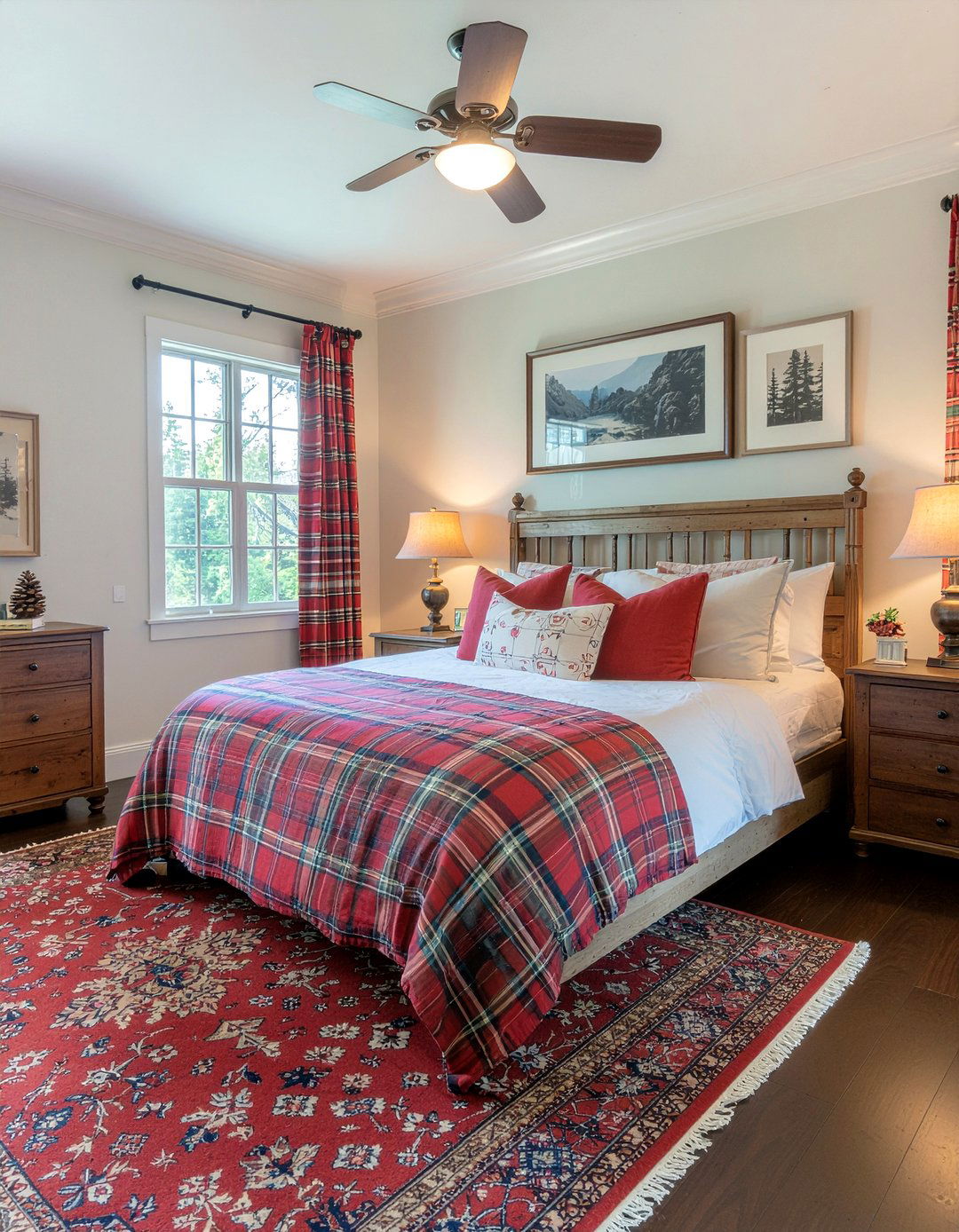 Plaid wallpaper - 30 bedroom wallpapers