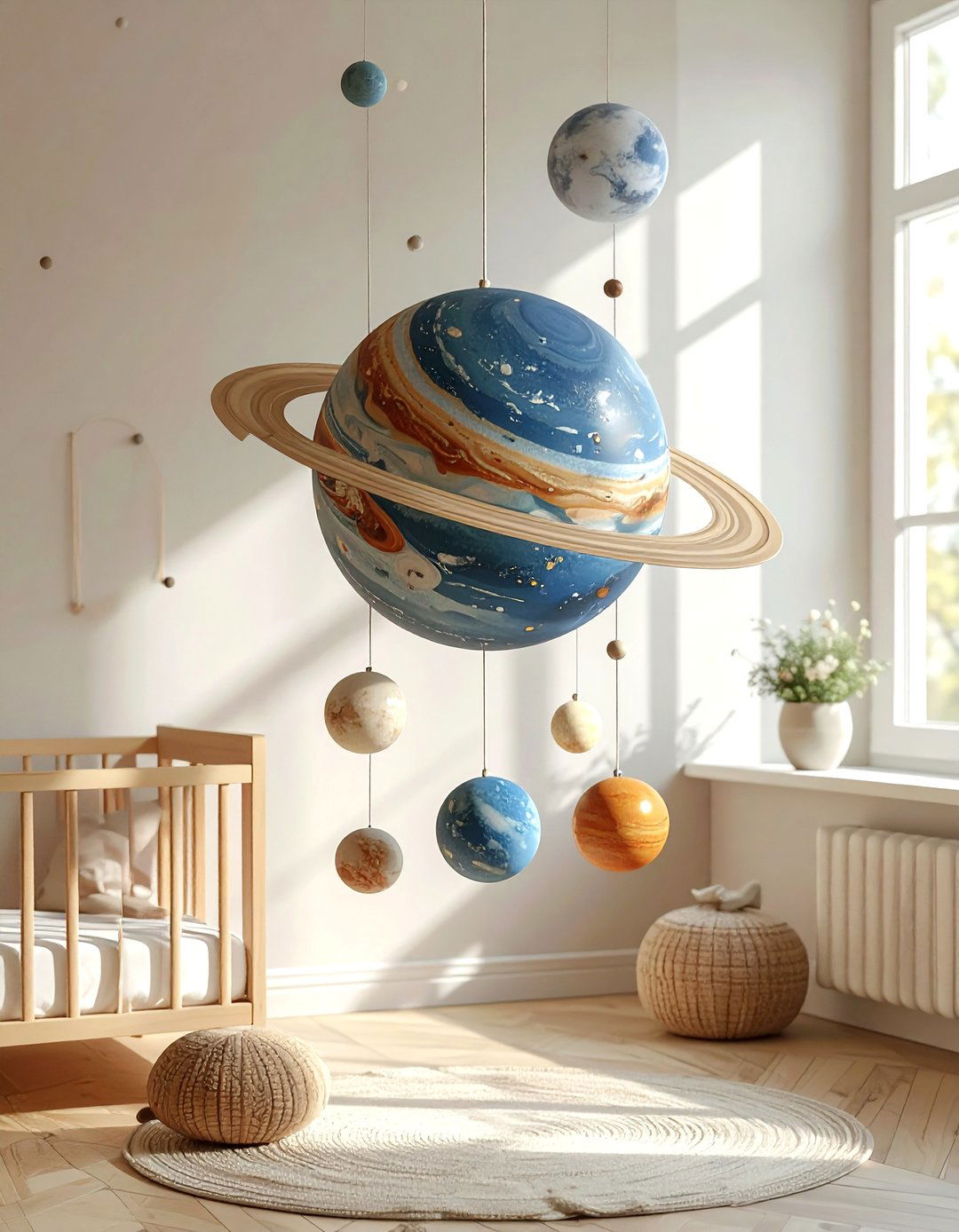 Planet mobile - 30 planet bedroom ideas