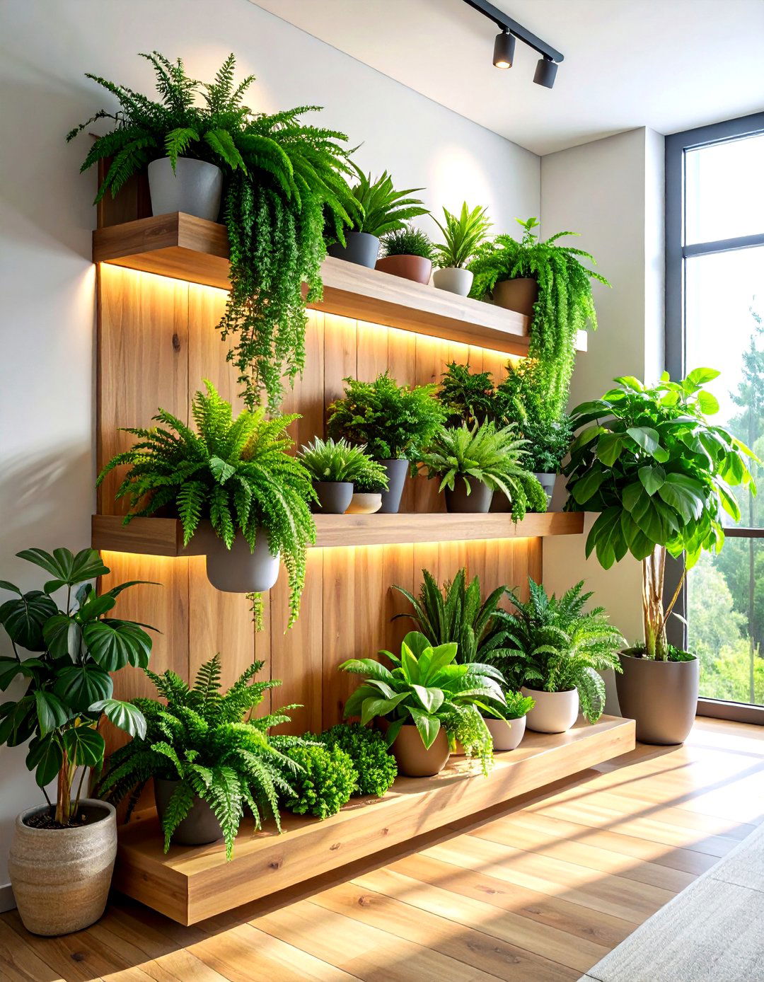Plant Wall Shelf - 30 wall shelf decor ideas