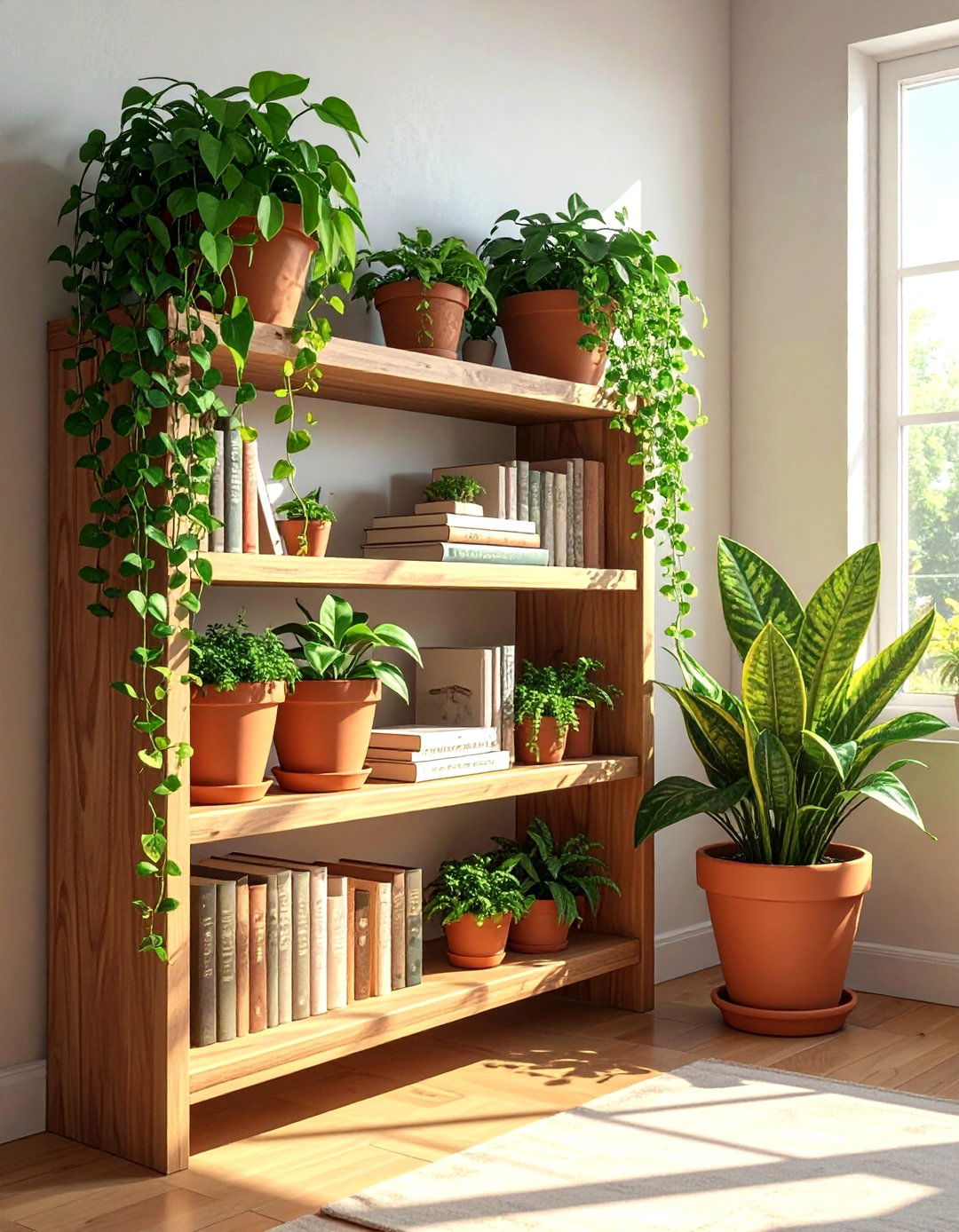 Plant shelf display - 30 shelf vignette ideas
