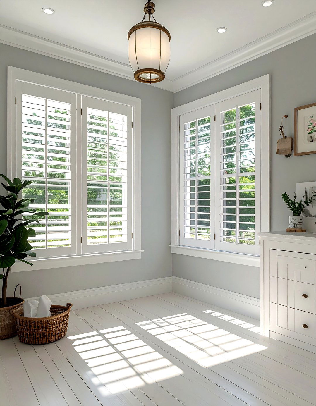 Plantation shutters - 30 Cape Cod bathroom ideas