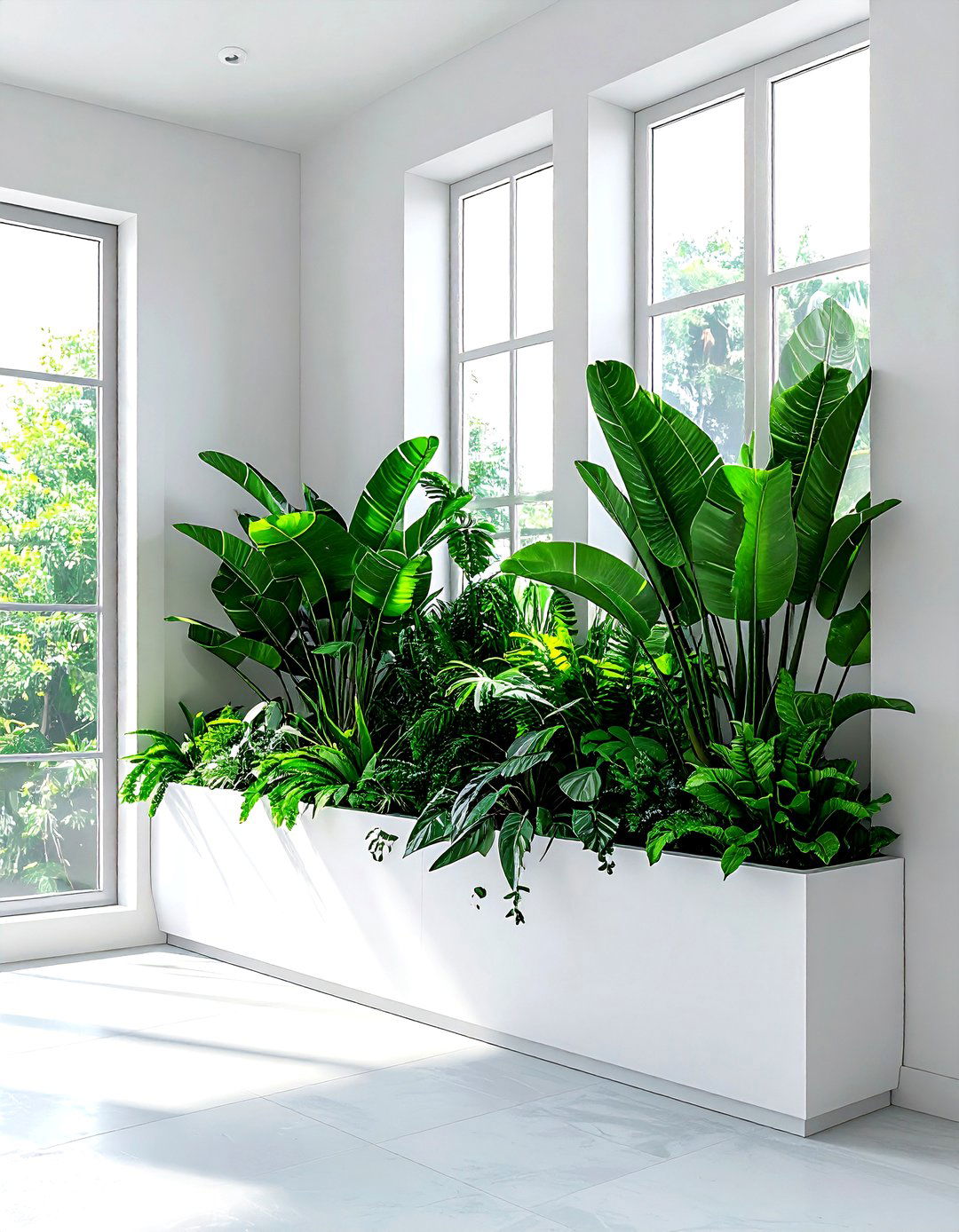 Planter Box Half Wall - 30 living room half wall ideas