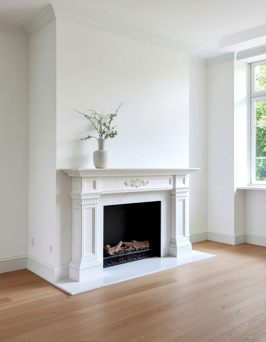 Plaster Fireplace - 30 fireplace mantel ideas