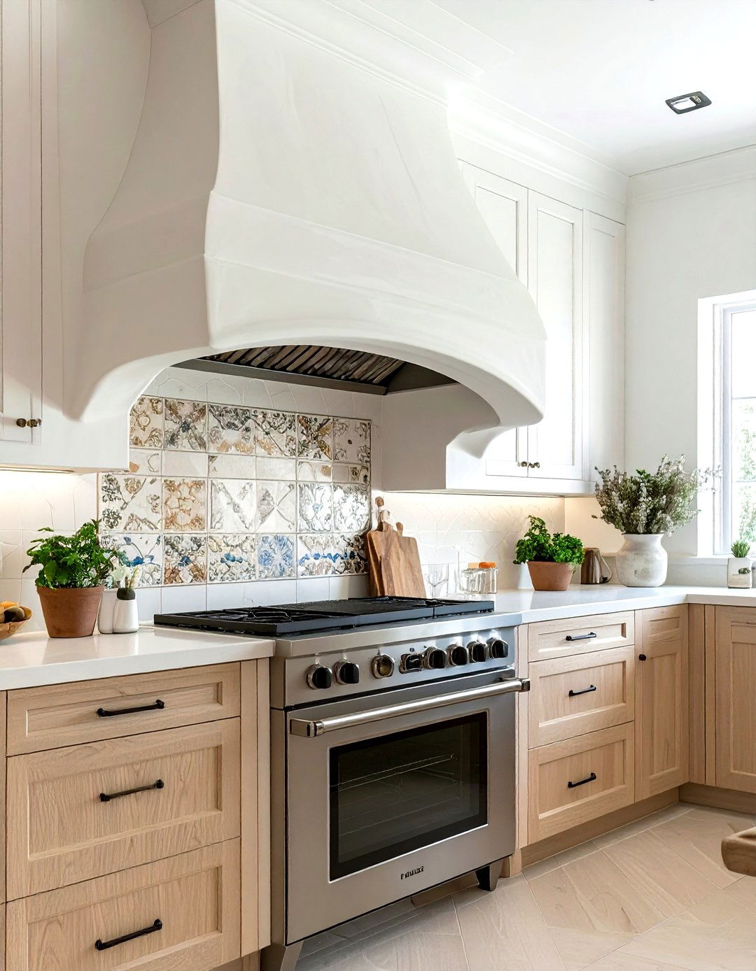 Plaster Range Hood - 30 kitchen hood ideas