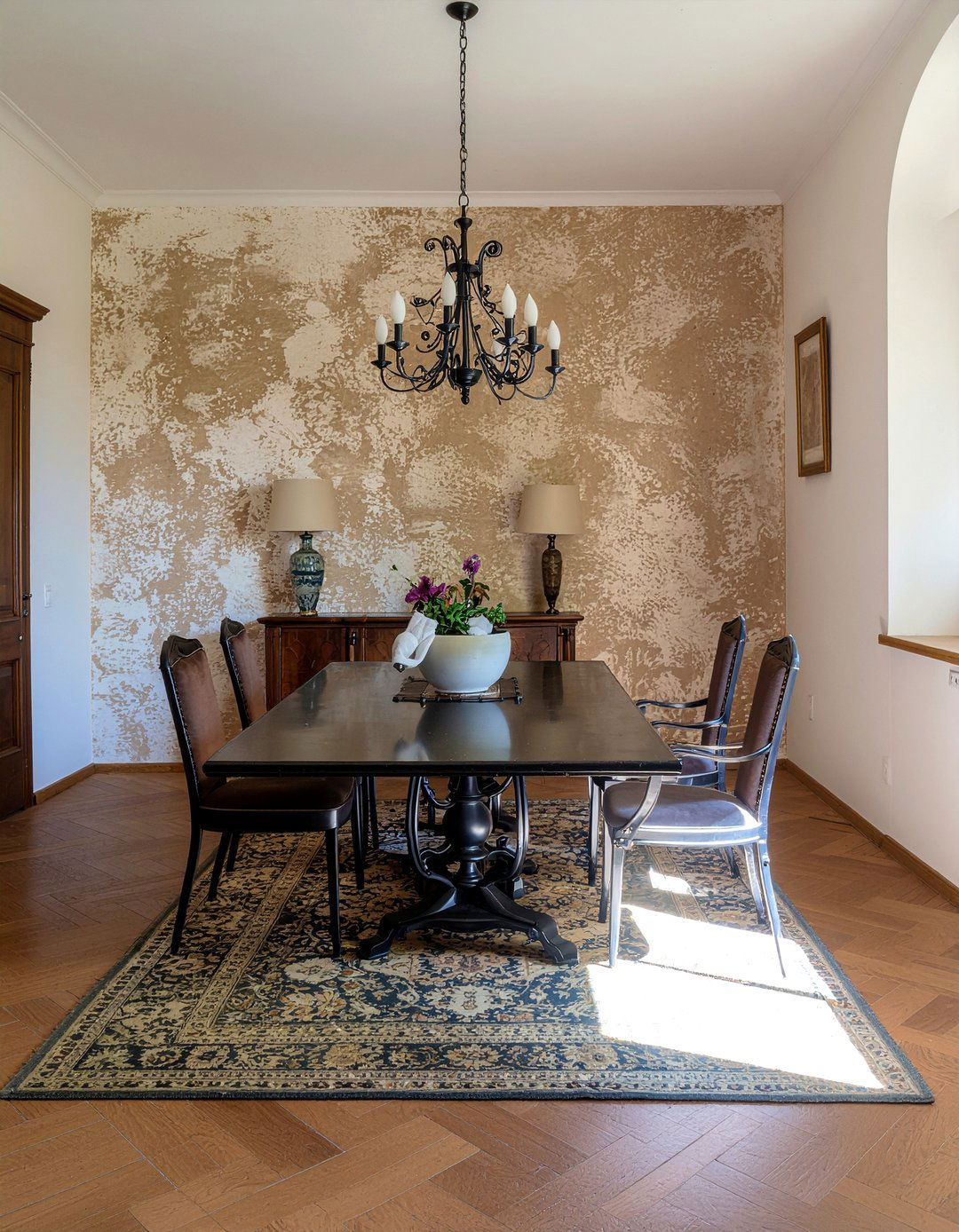 Plaster Wall Finish - 30 old world dining room ideas