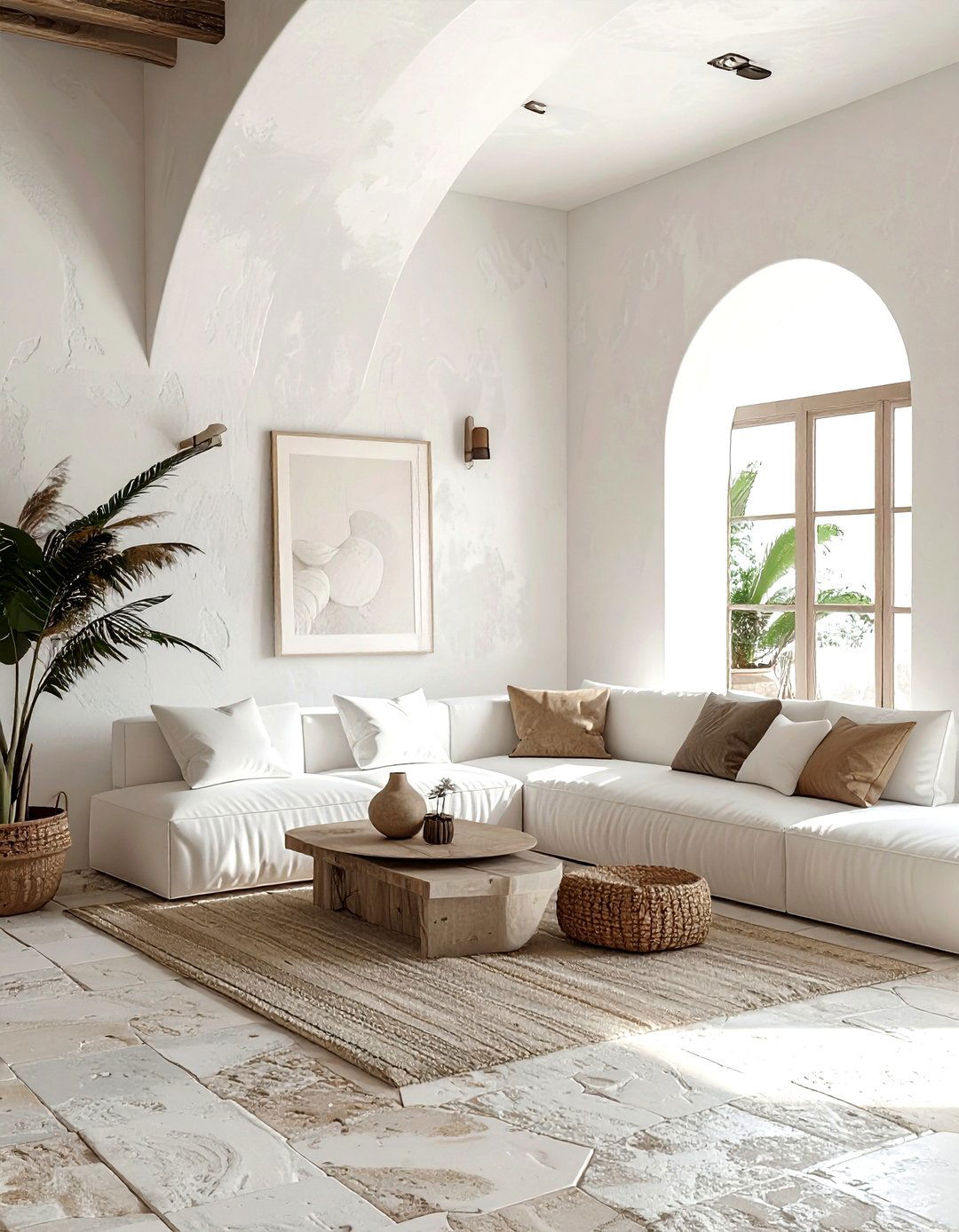 Plaster Wall Sconce - 30 living room wall lights