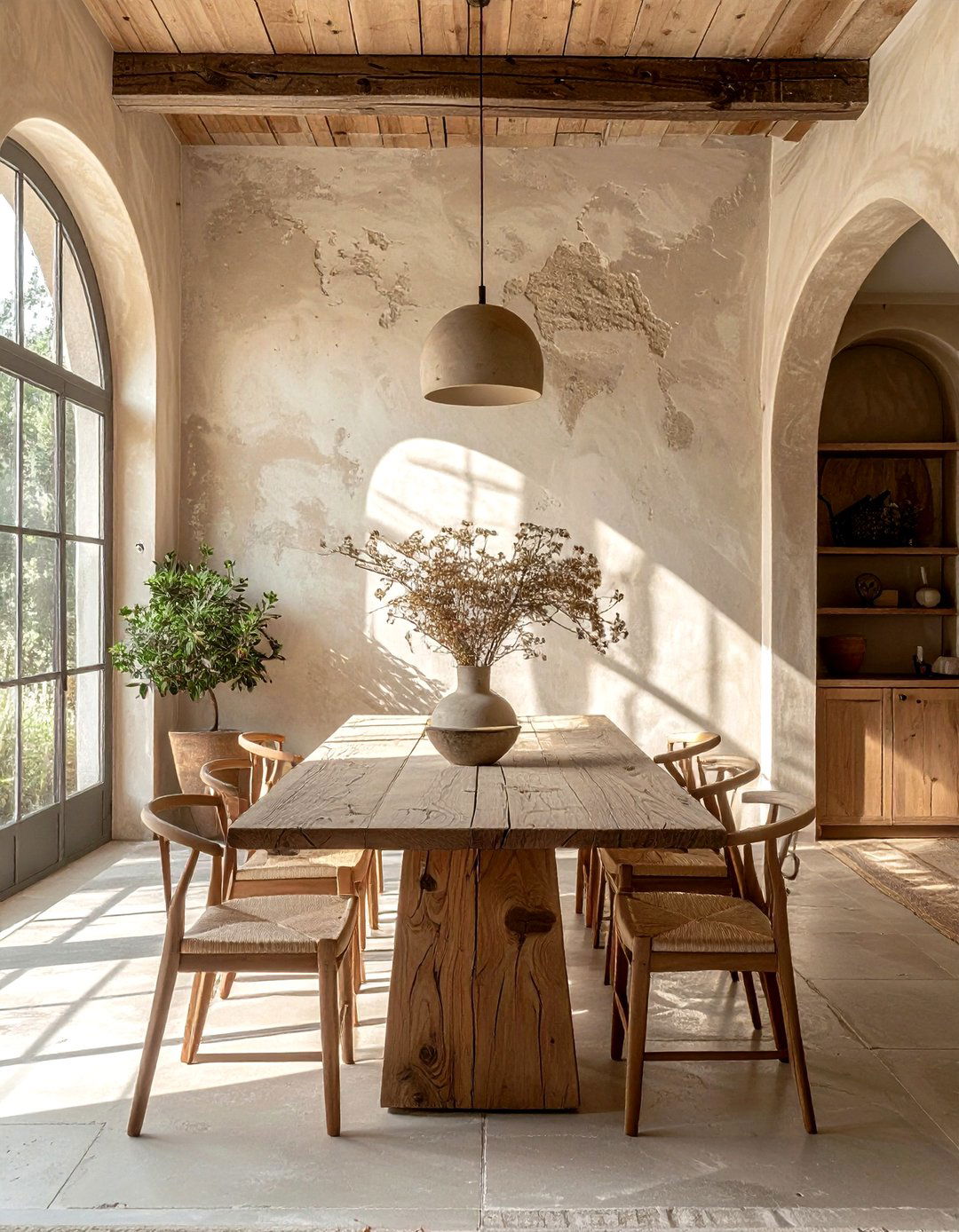Plaster Wall Texture - 30 Tuscan dining room ideas