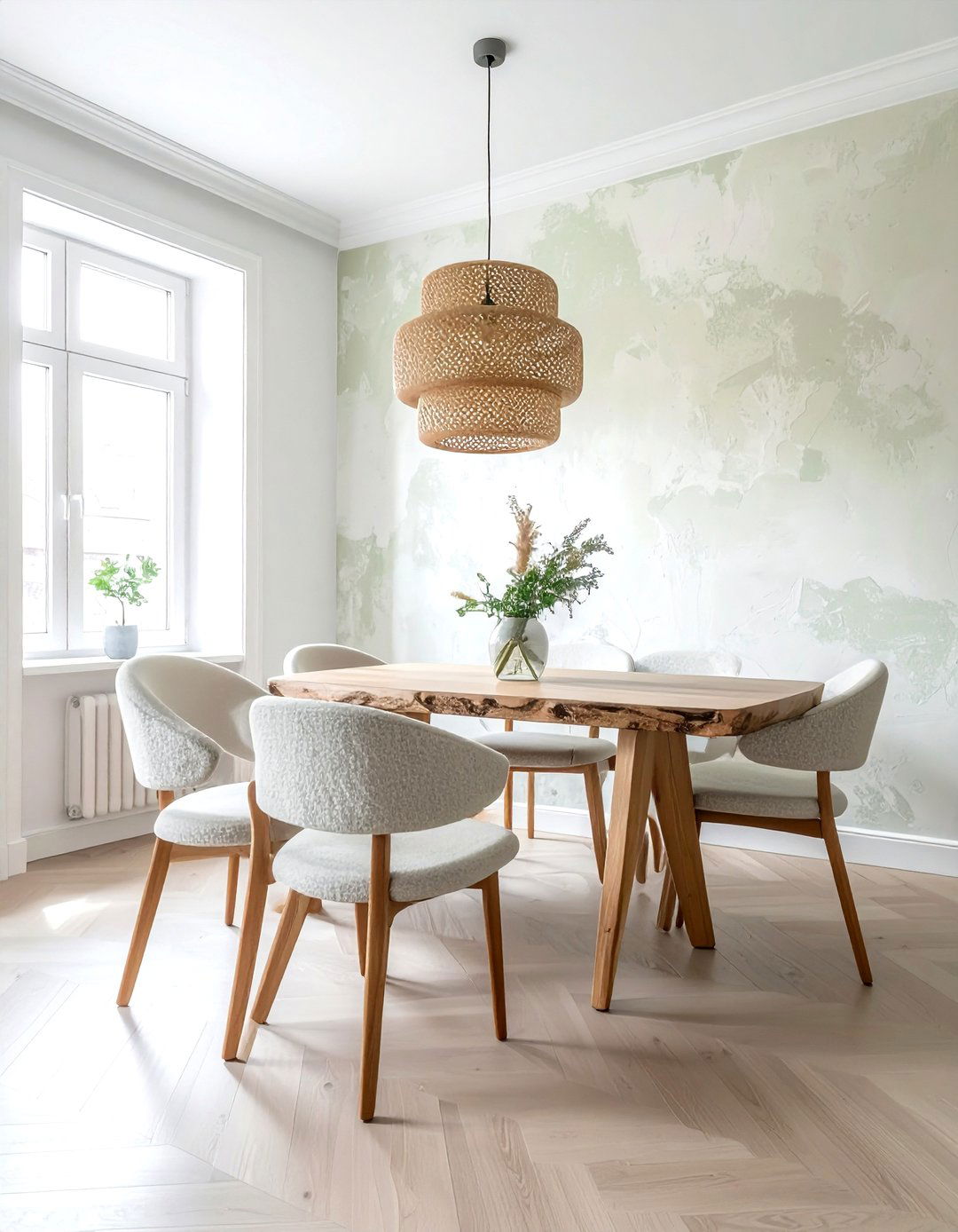 Plaster effect wallpaper dining room - 30 textured wallpaper dining room ideas