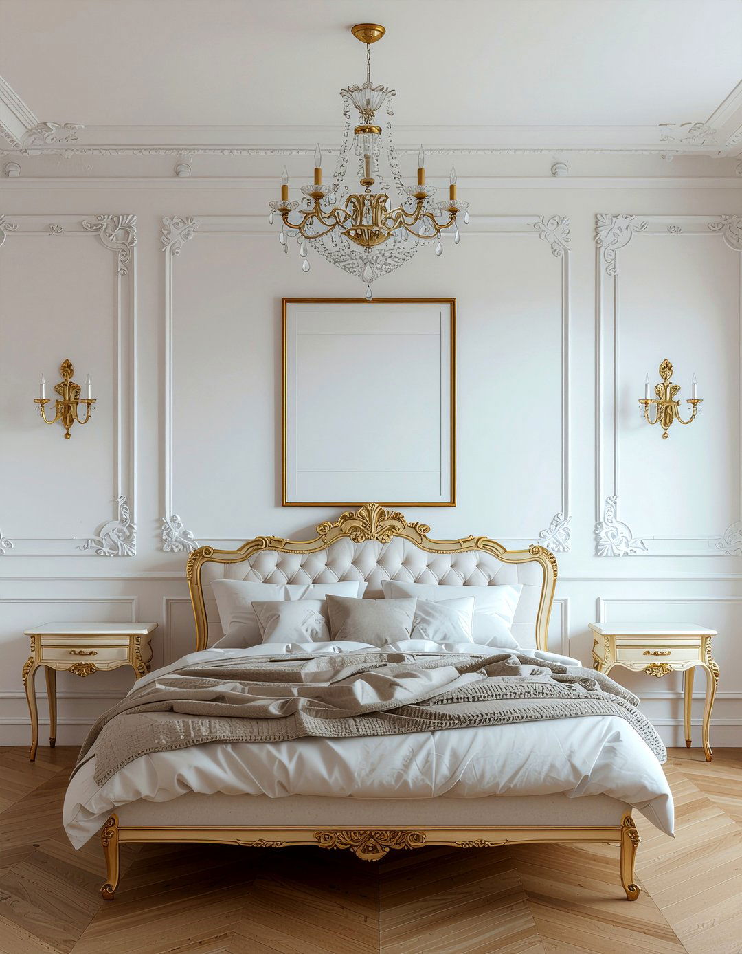 Plaster molding bedroom wall - 30 bedroom wall texture ideas