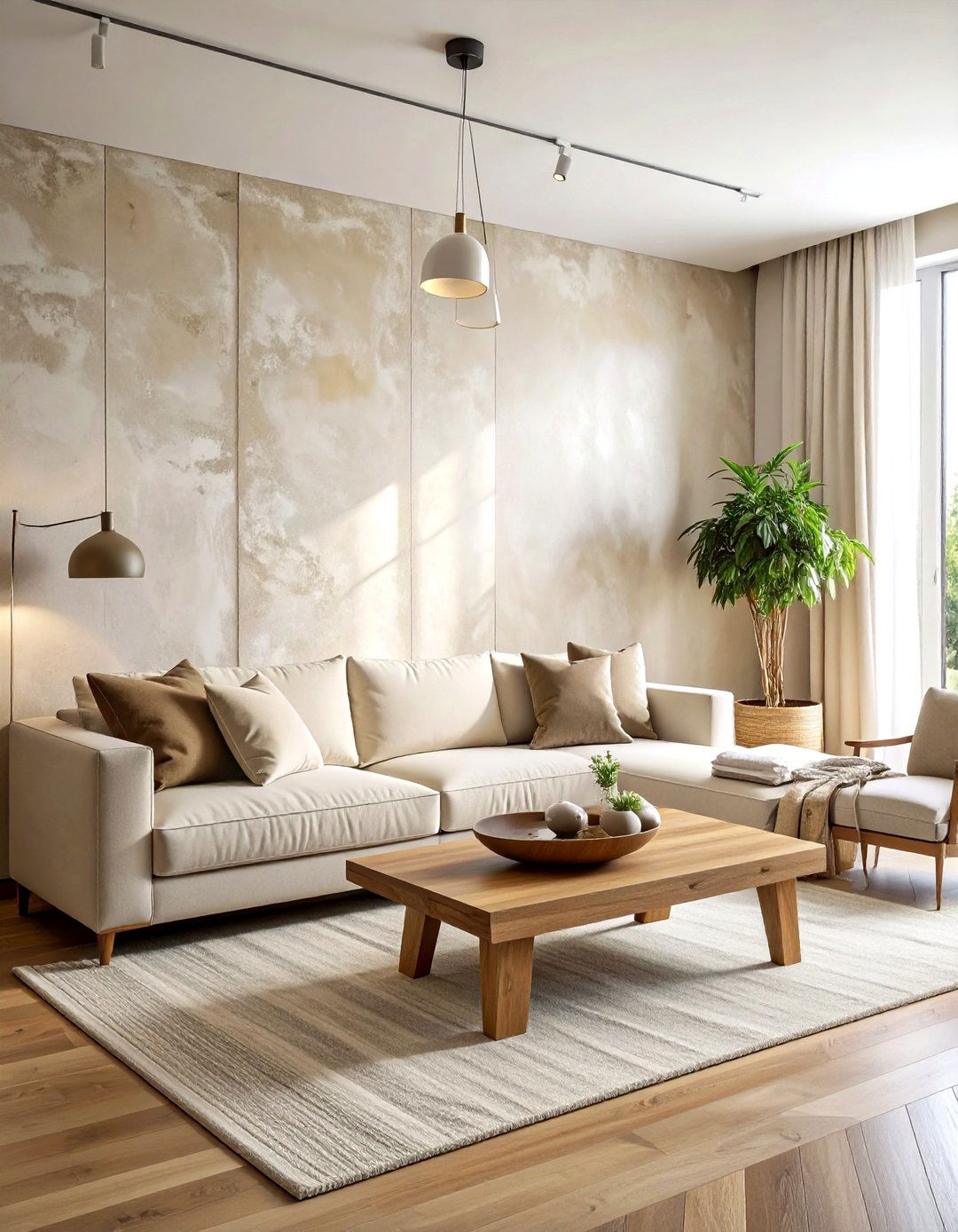 Plaster wall finish - 30 textured decor ideas