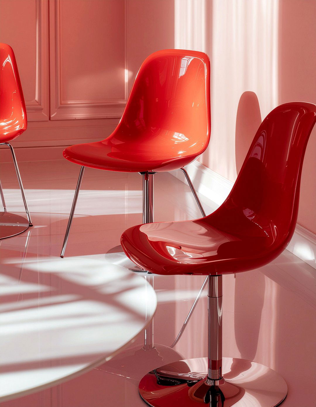 Plastic Chair - 30 retro living room ideas