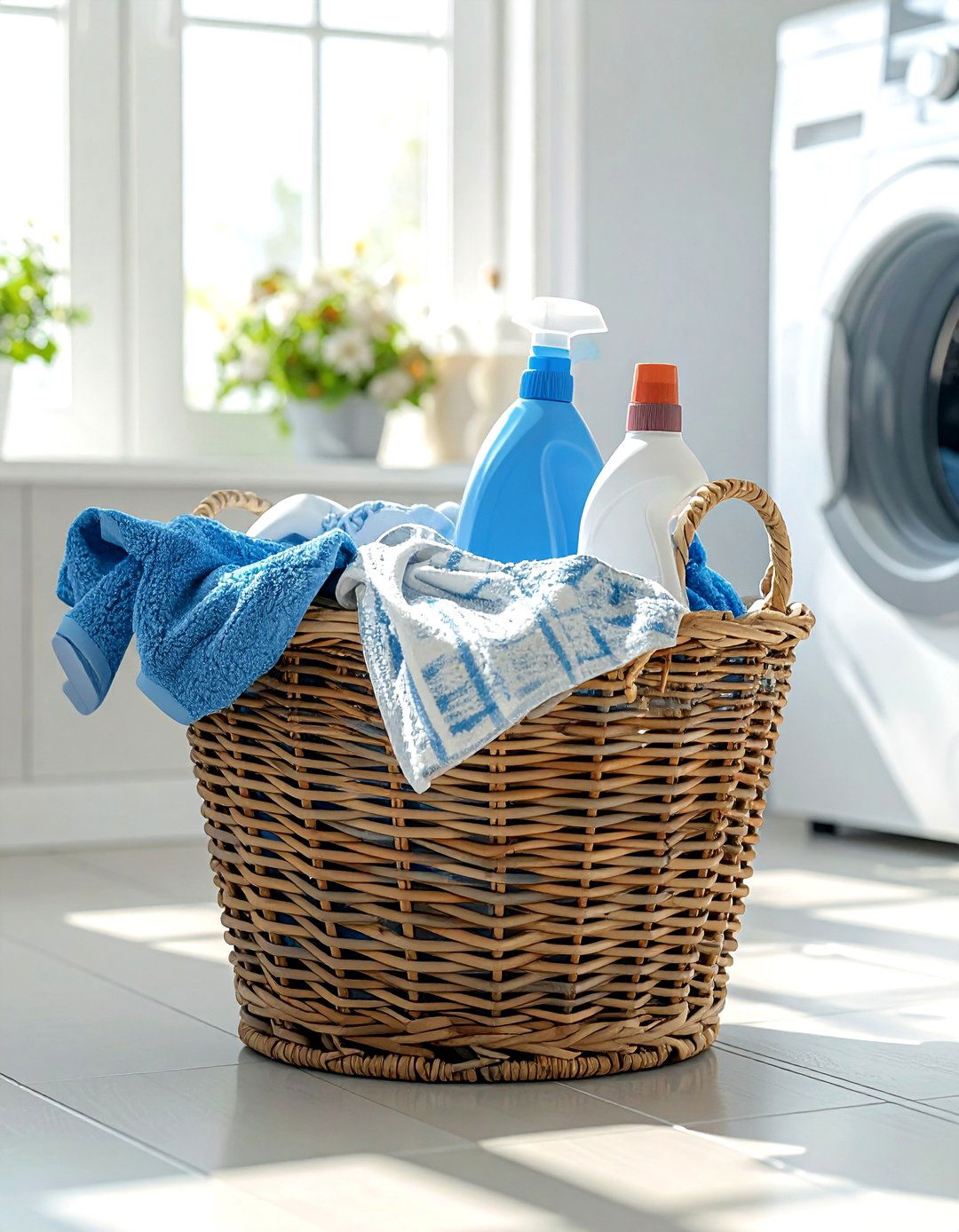 Plastic Weave Basket - 30 storage basket ideas