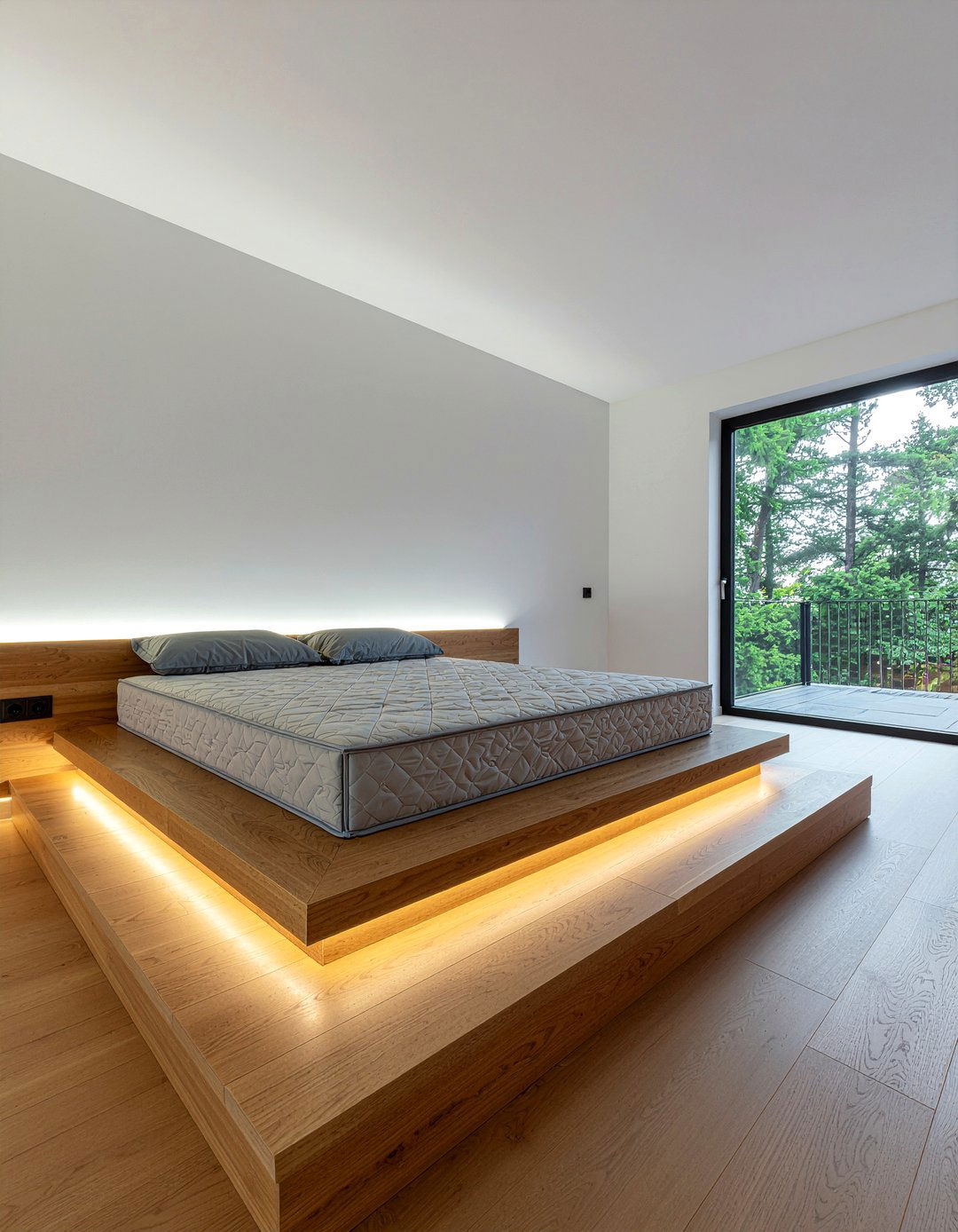 Platform Bed Layout - 30 open plan bedroom ideas