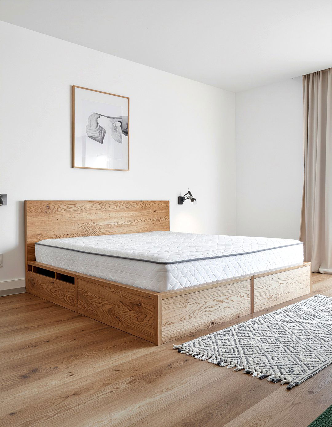 Platform King Bed - 30 king size bedroom ideas