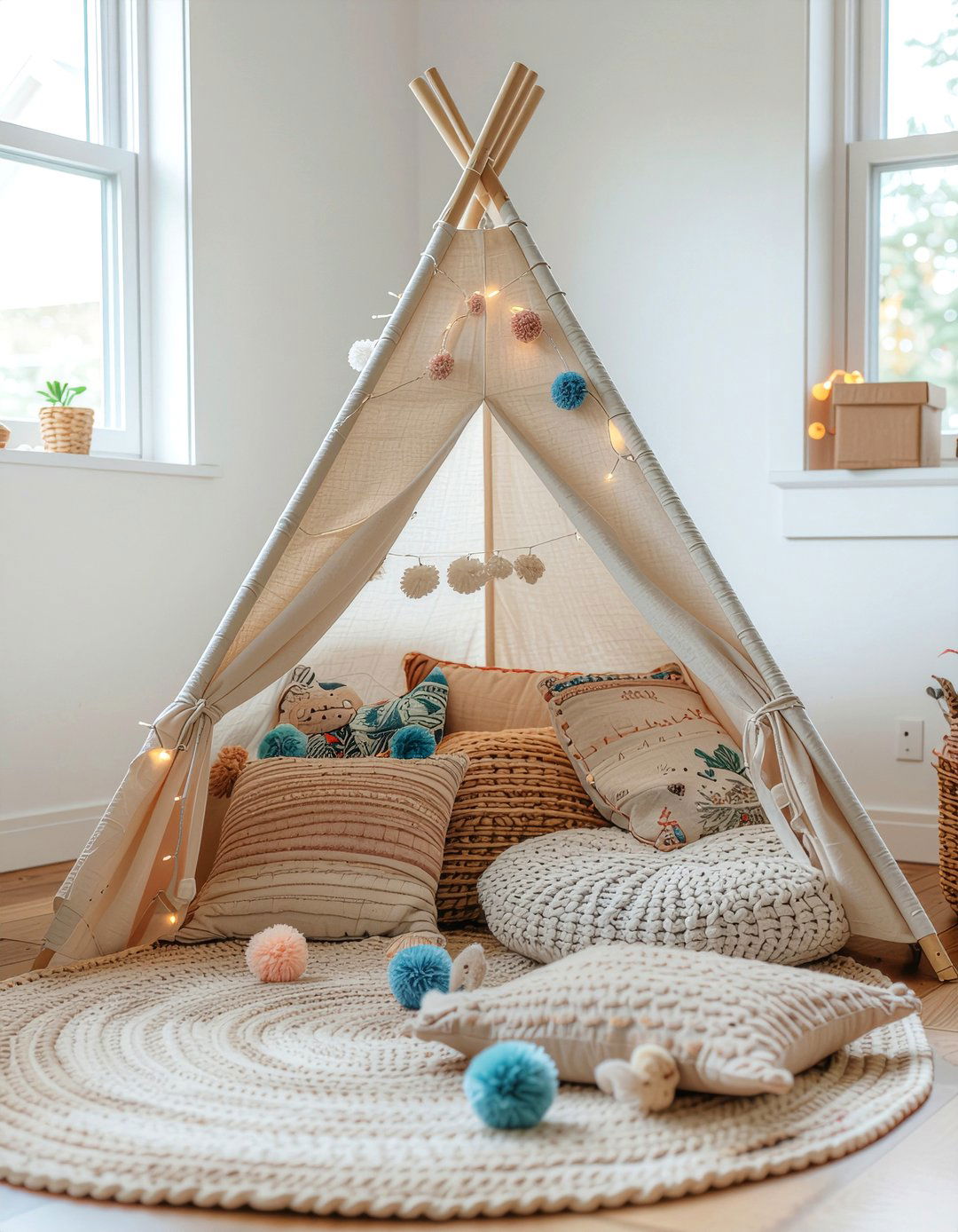Play Teepee Tent - 30 preschooler bedroom ideas